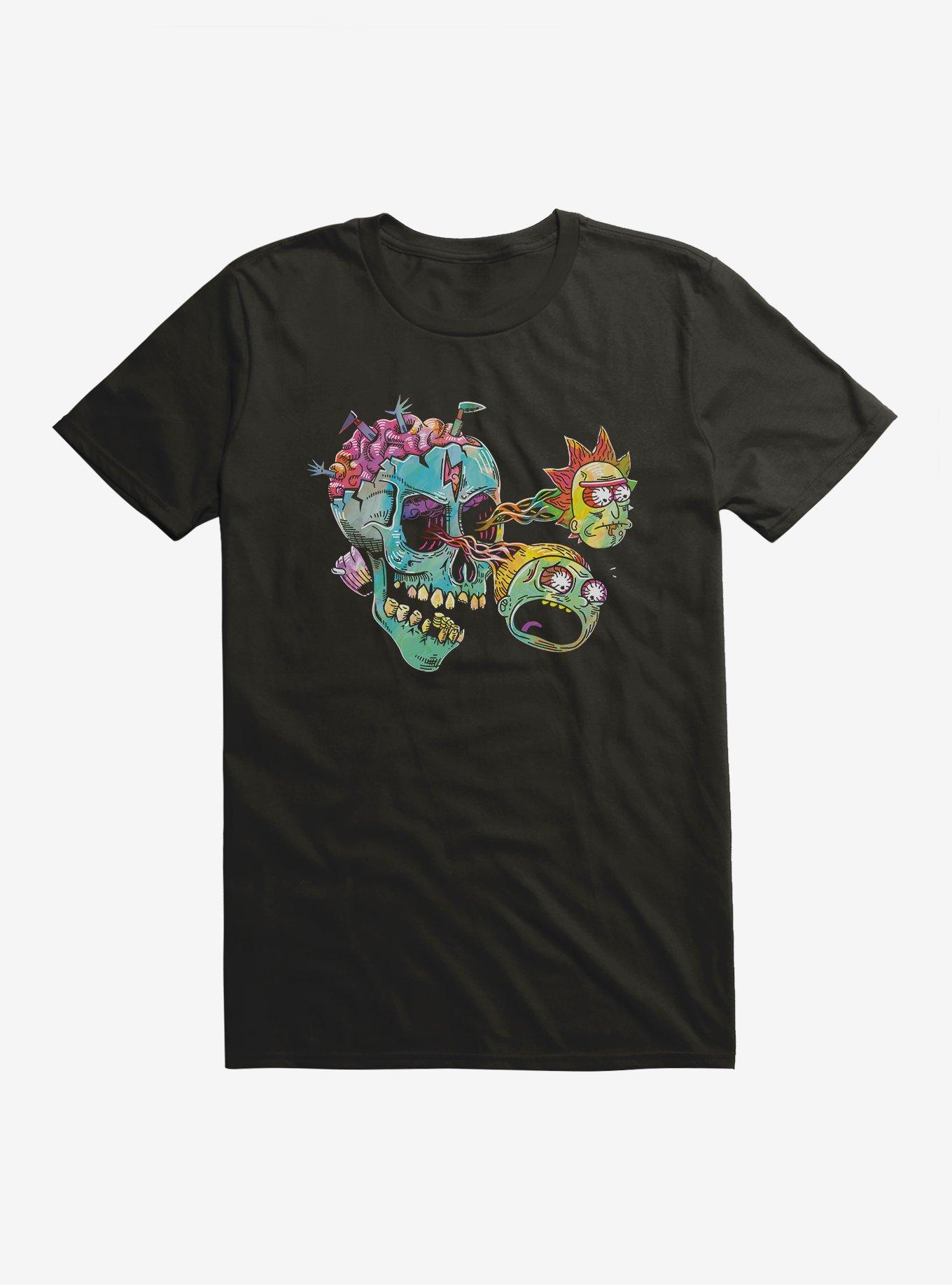 Rick And Morty Skull Eyes T-Shirt, , hi-res