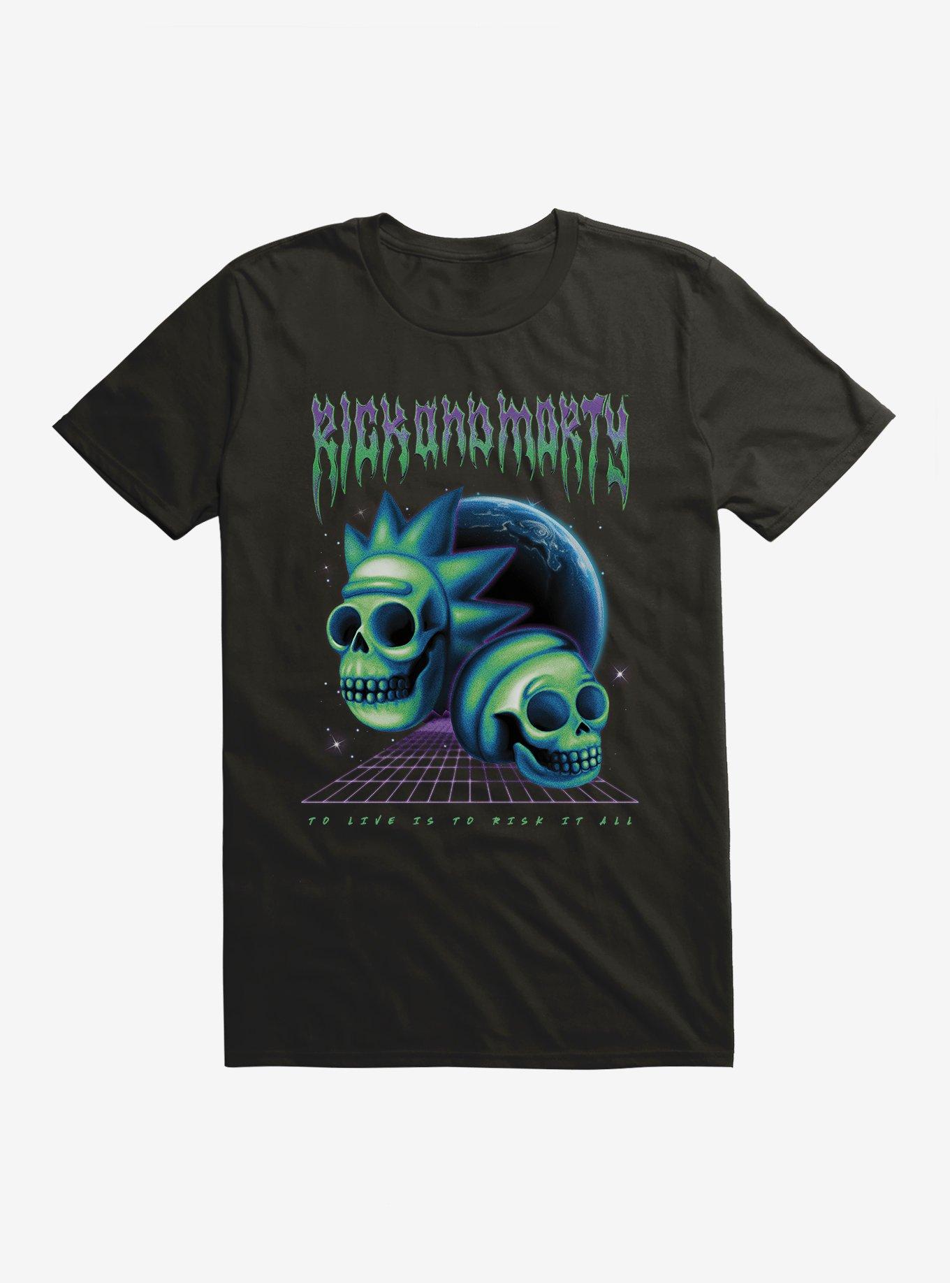 Rick And Morty Skulls Planet T-Shirt