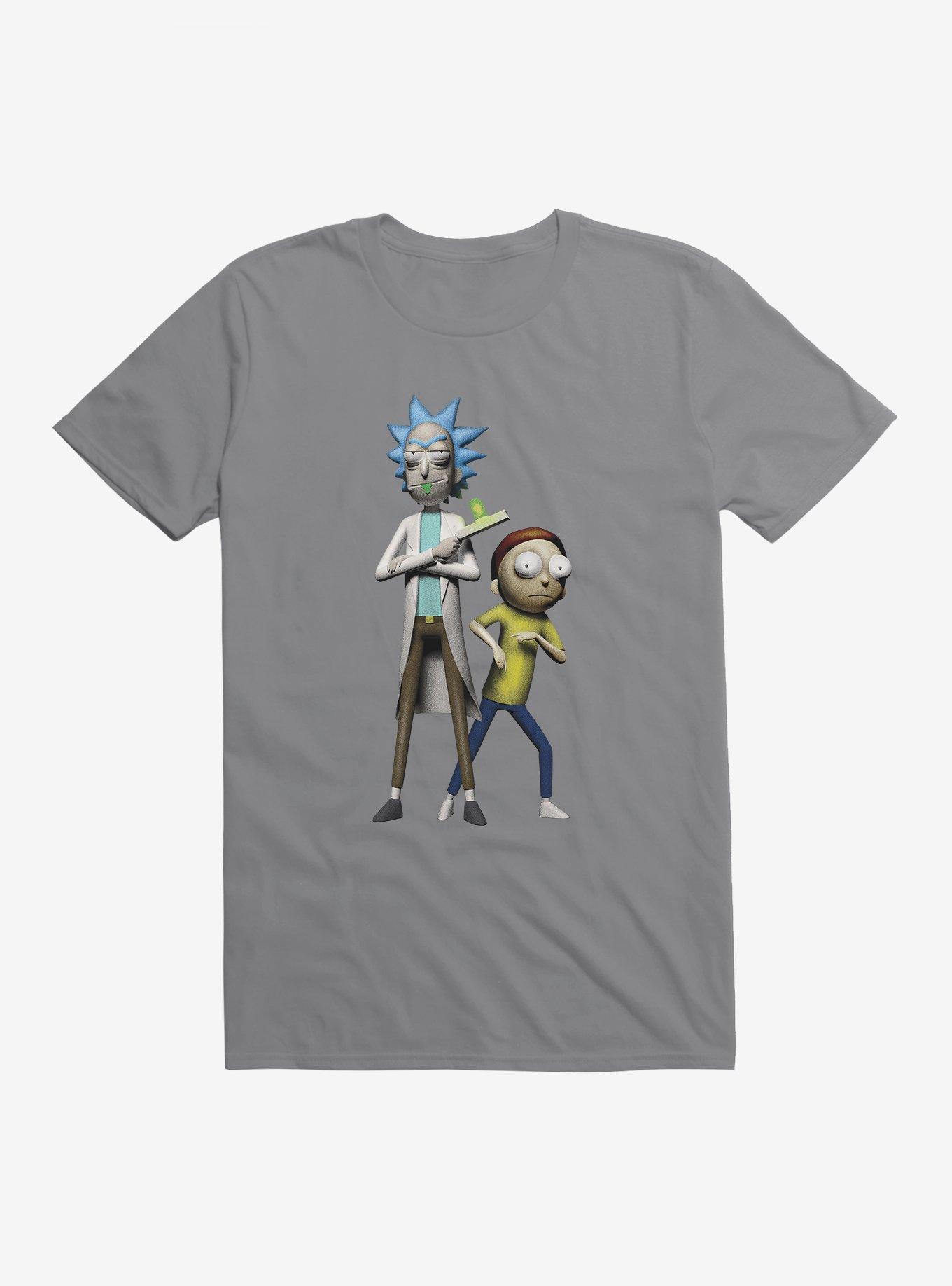 Rick And Morty Pose FIgures T-Shirt