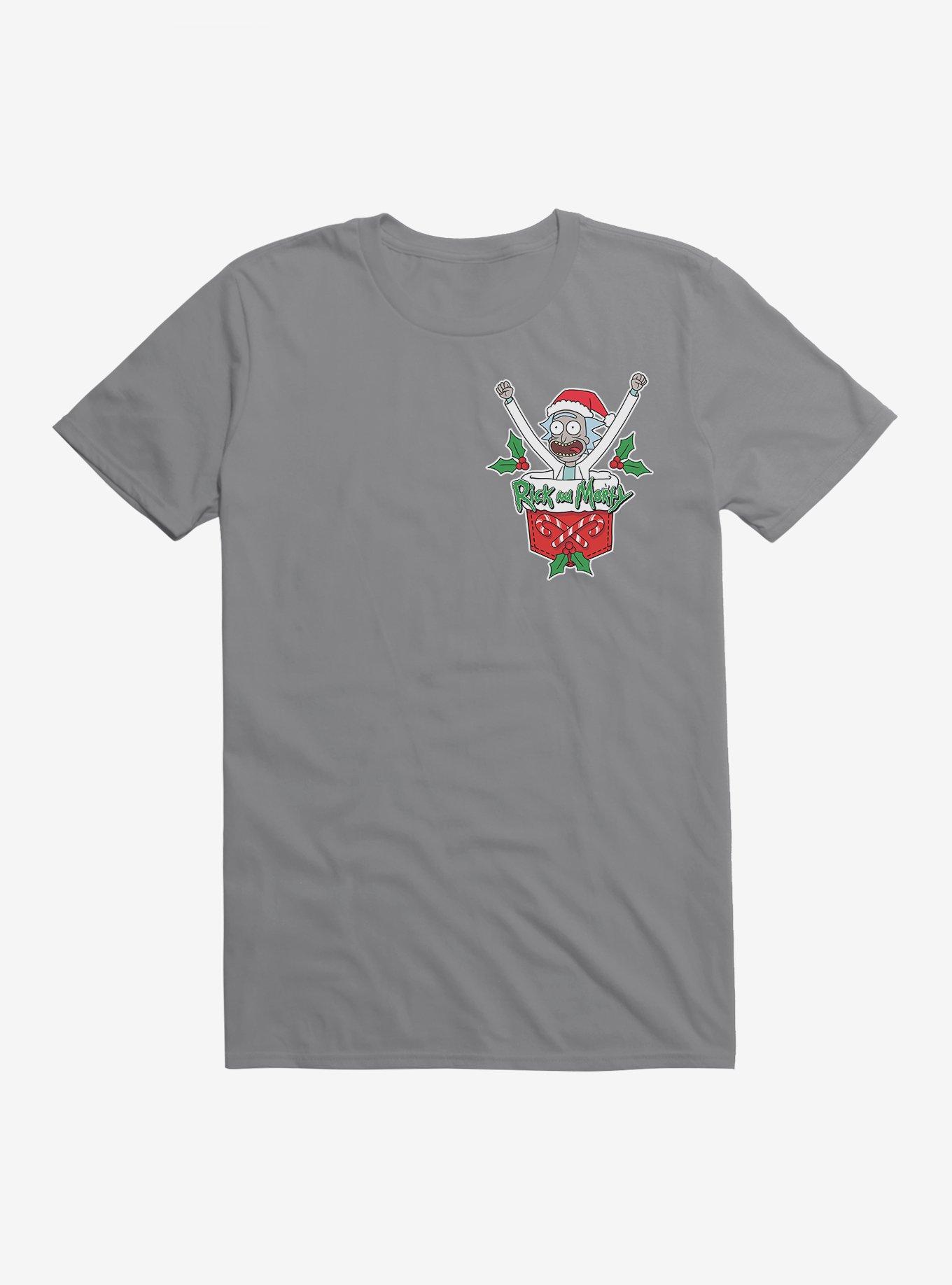 Rick & Morty Faux Pocket Rickmas Rick T-Shirt, , hi-res