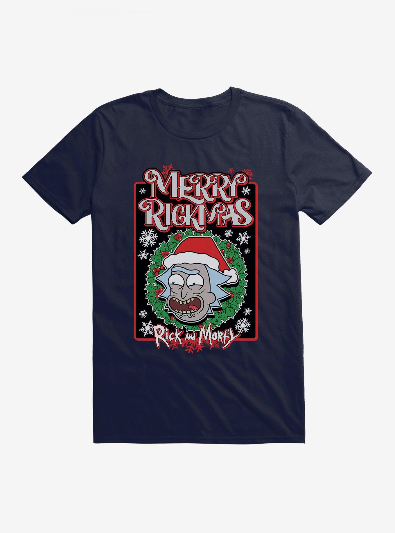 Rick & Morty Merry Rickmas Rick T-Shirt, , hi-res