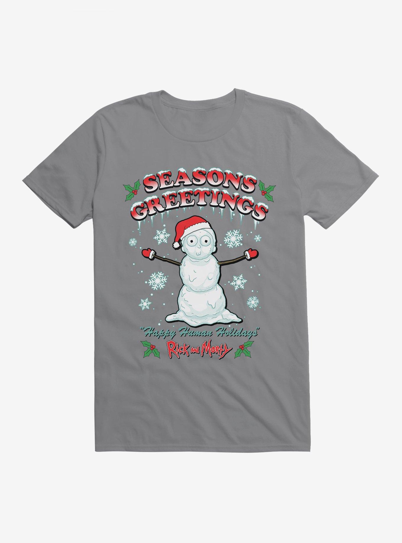Rick & Morty Seasons Greetings T-Shirt, , hi-res