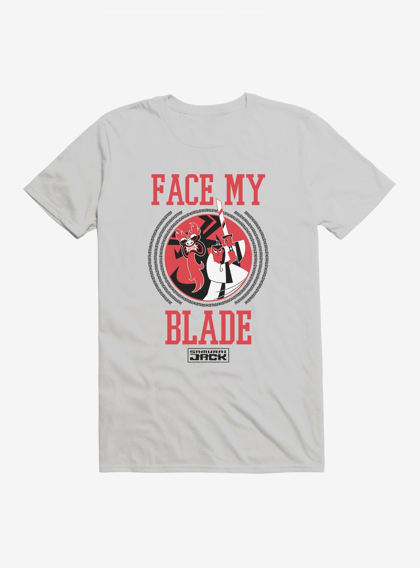 Samurai Jack Face My Blade T-Shirt, , hi-res