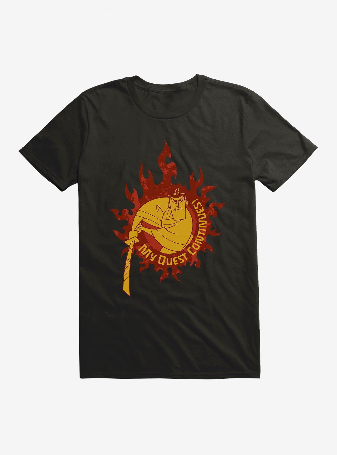 Samurai Jack My Quest Flames T-Shirt, , hi-res