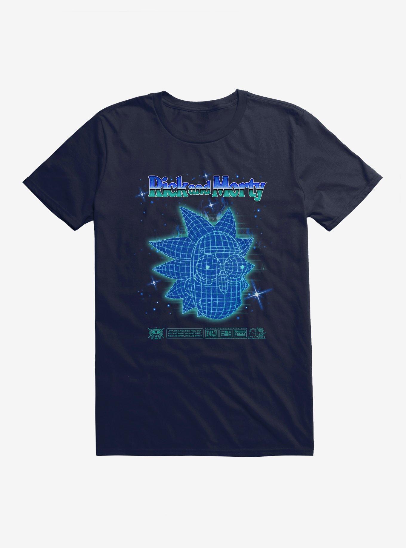 Rick And Morty Rick Grid Head T-Shirt, , hi-res
