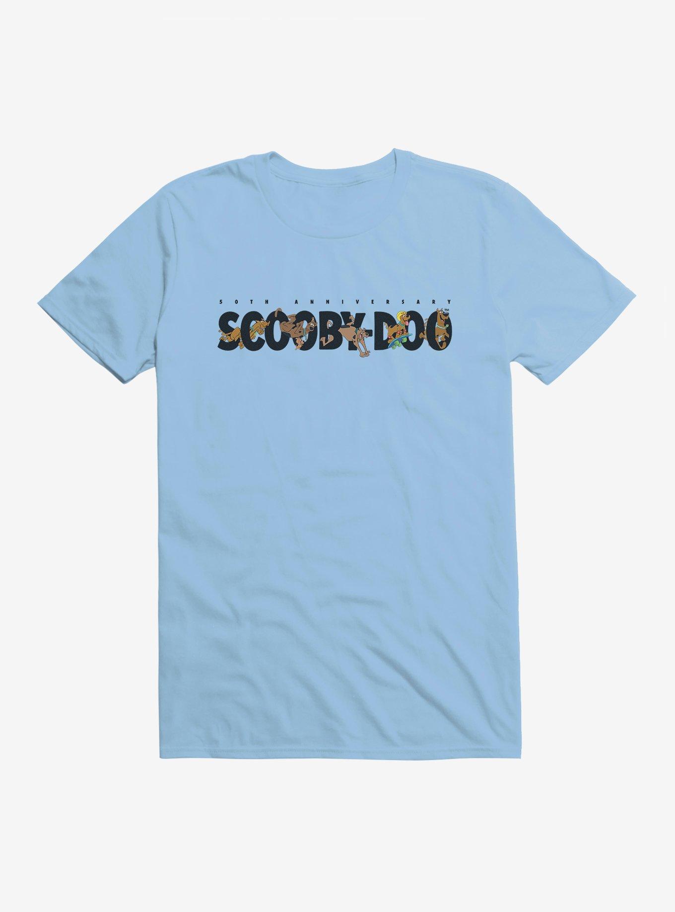 Scooby-Doo 50th Anniversary On The Go T-Shirt, LIGHT BLUE, hi-res