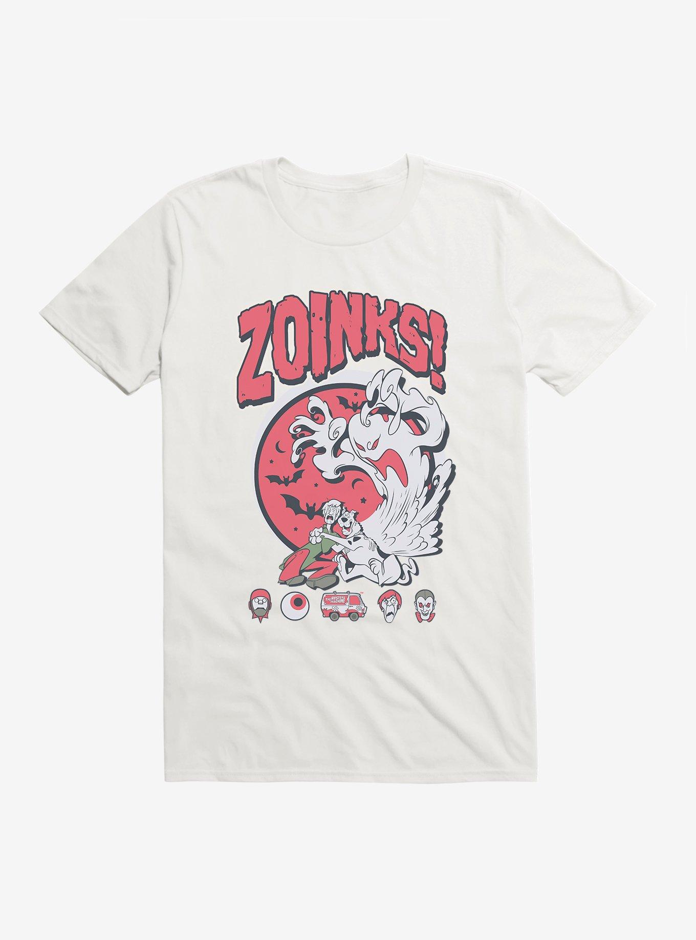 Scooby-Doo Zoinks Ghost T-Shirt, WHITE, hi-res