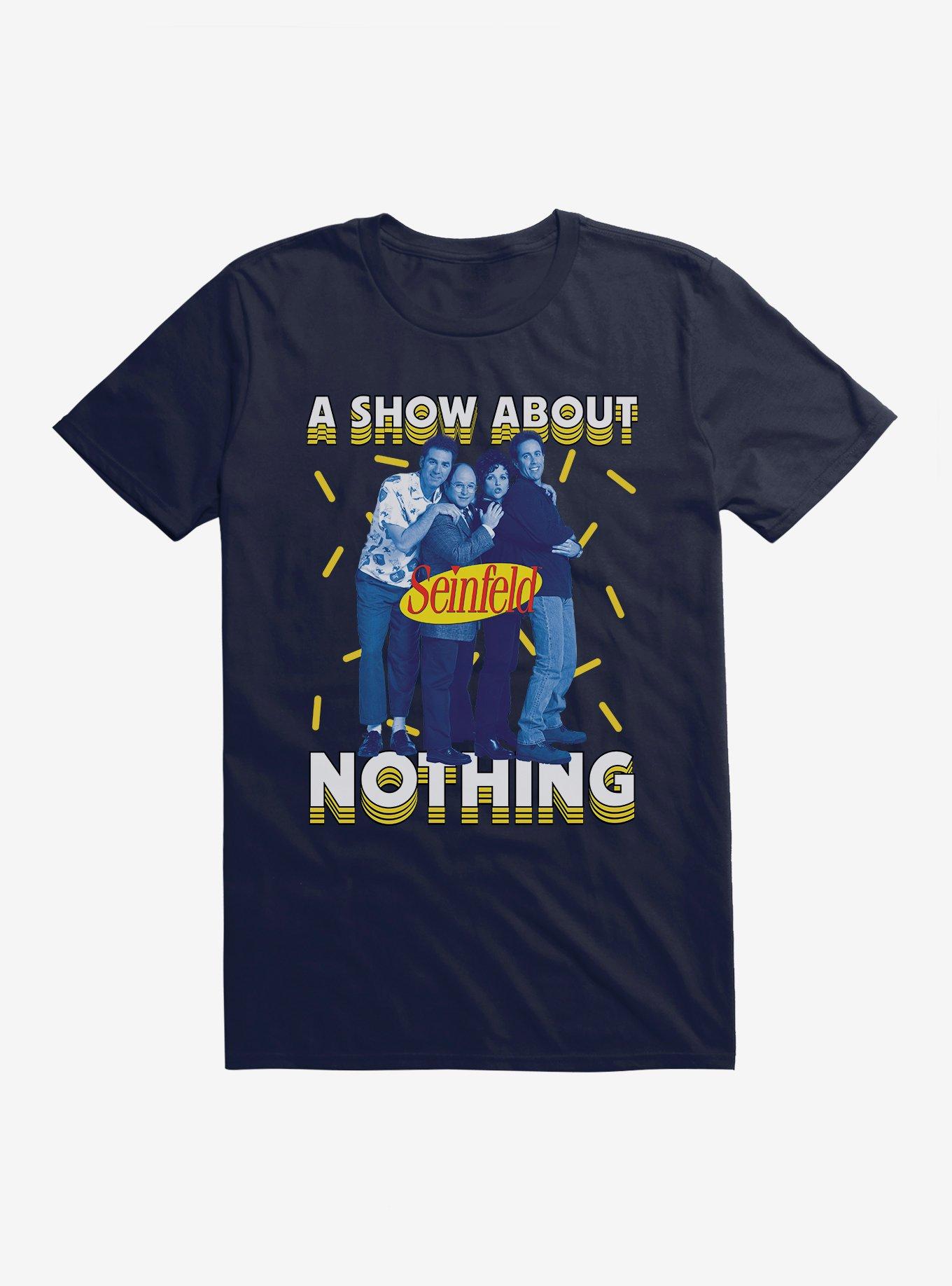 Seinfeld A Show About Nothing T-Shirt, NAVY, hi-res