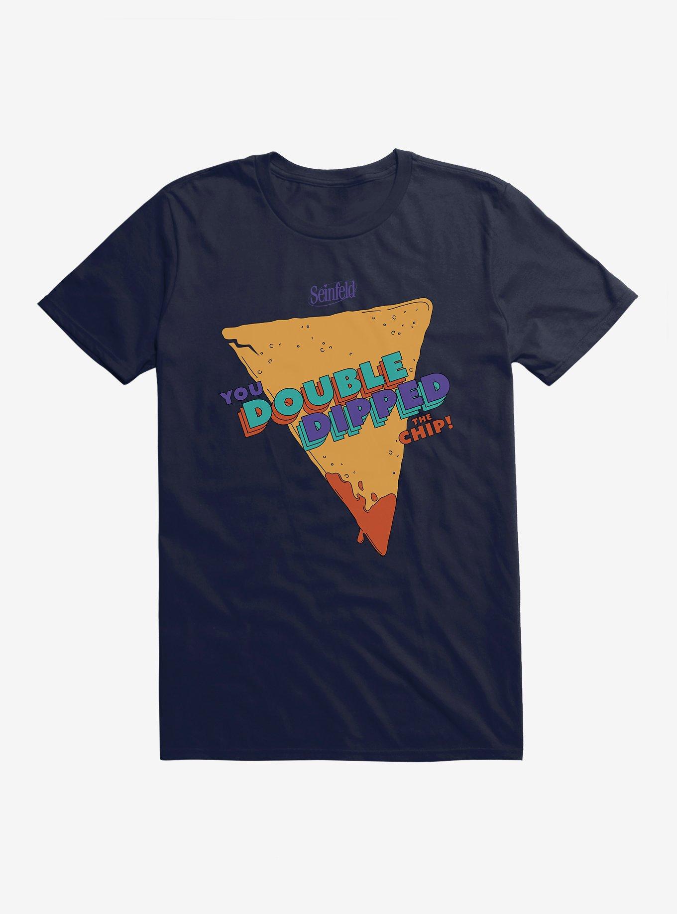 Seinfeld Chip Double Dipped T-Shirt, NAVY, hi-res