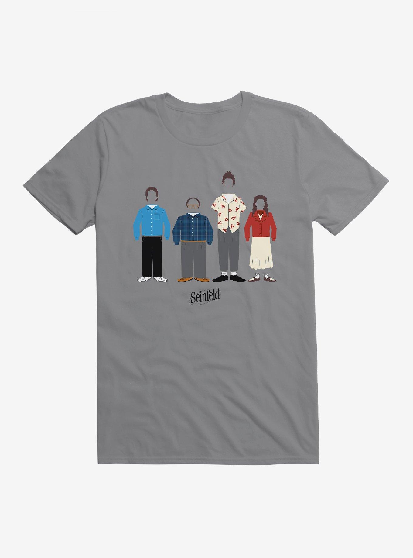 Seinfeld Drawing Art Style T-Shirt, STORM GREY, hi-res