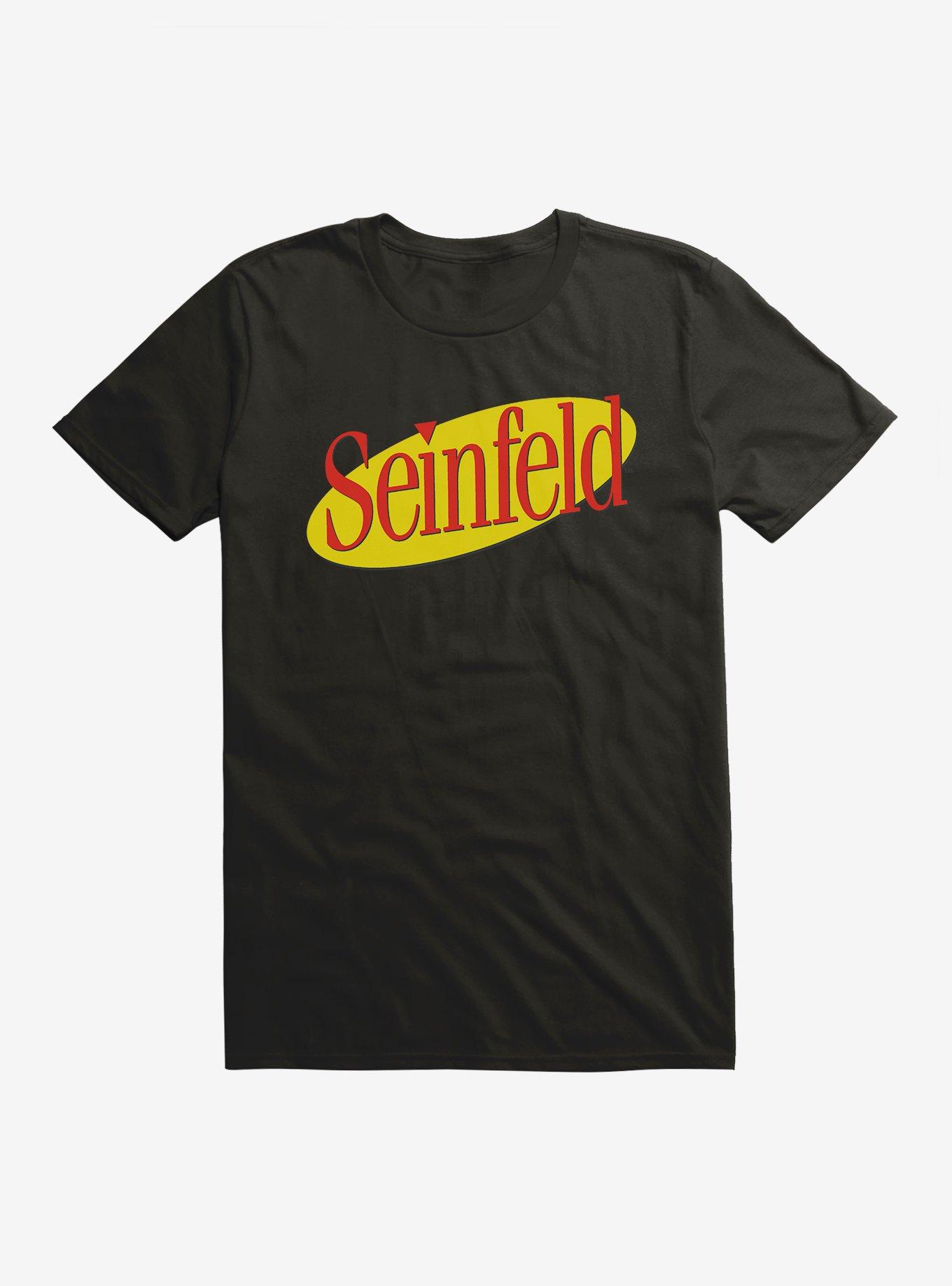 Seinfeld Logo T-Shirt, BLACK, hi-res