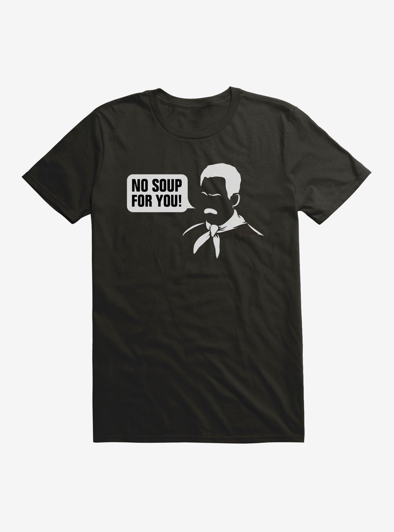 Seinfeld No Soup For You Speech Bubble T-Shirt, , hi-res