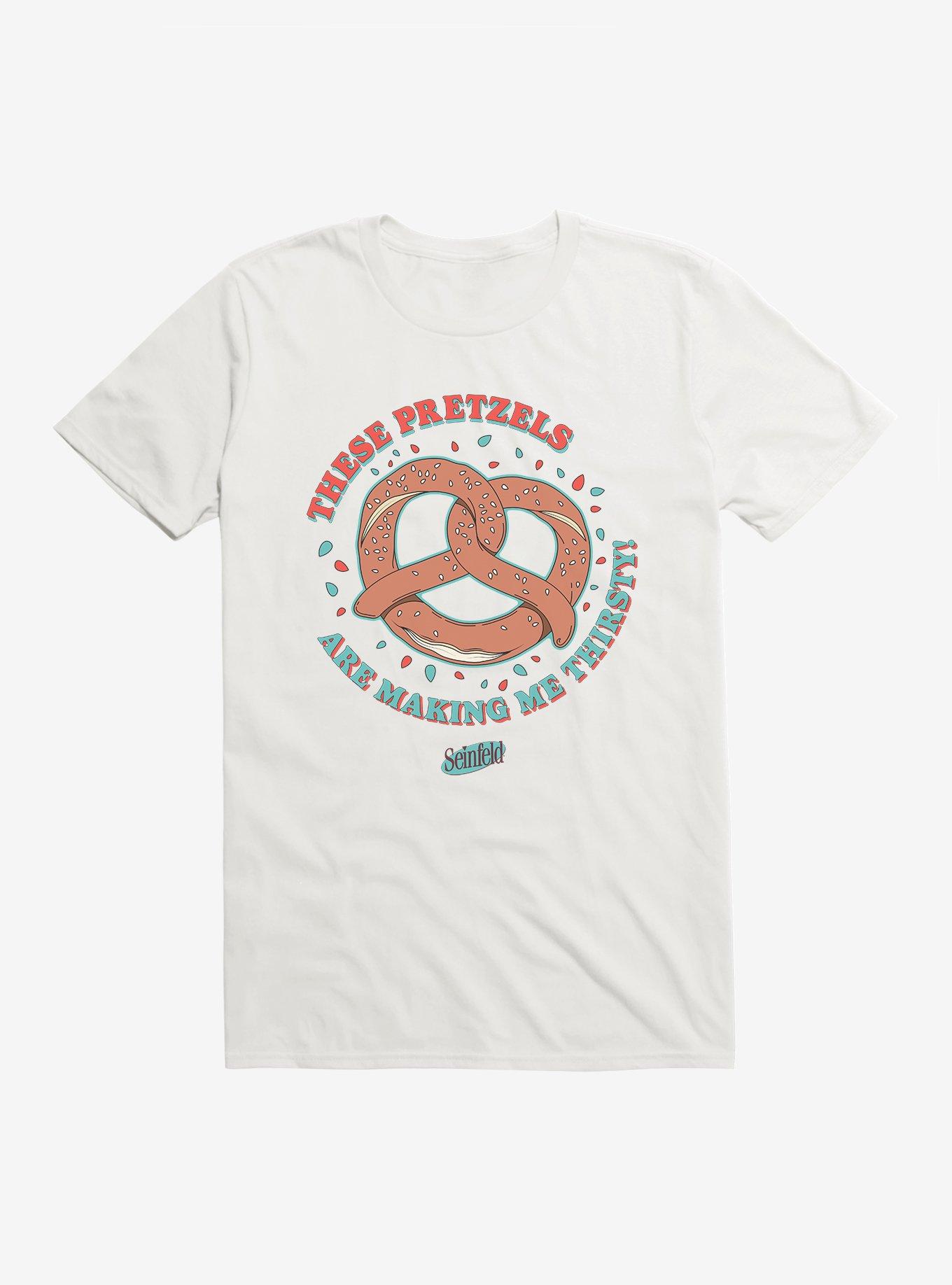 Seinfeld Pretzels Making Me Thirsty T-Shirt, , hi-res