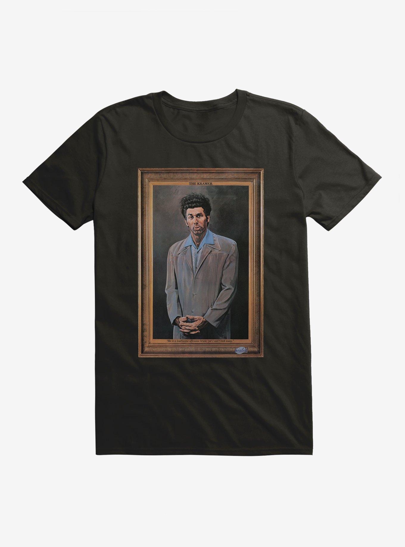Seinfeld The Kramer Framed Portrait T-Shirt, BLACK, hi-res