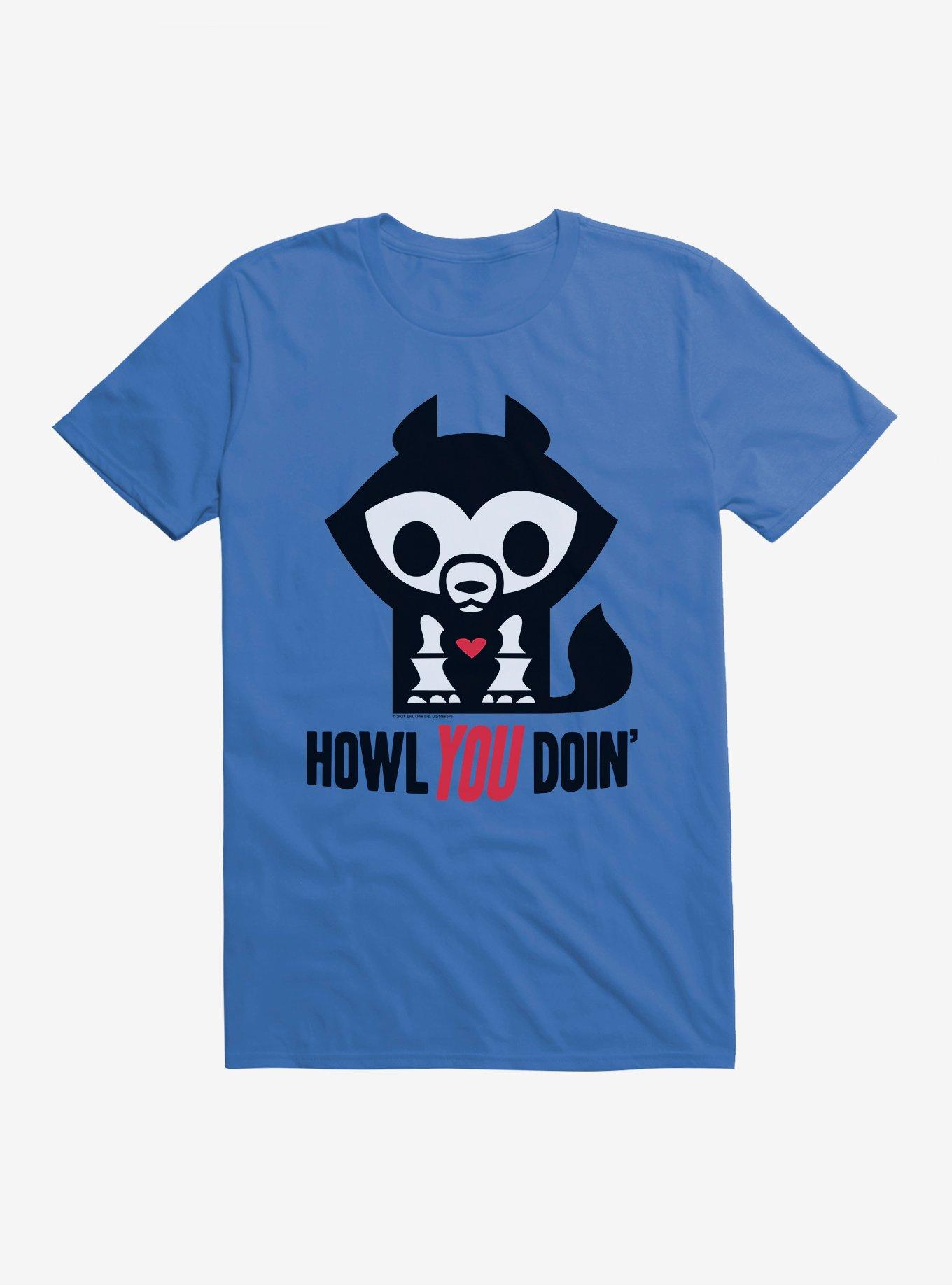 Skelanimals Jae Howl You Doin T-Shirt, ROYAL, hi-res