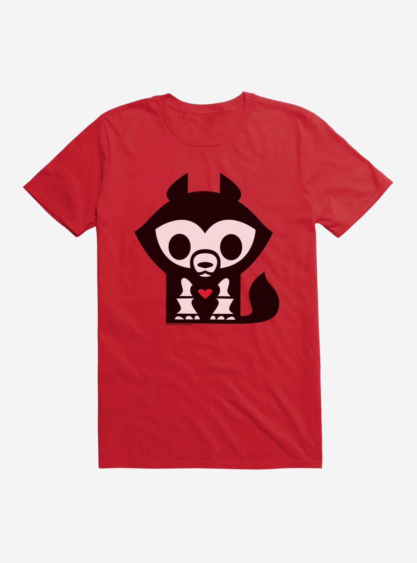 Skelanimals Jae The Wolf T-Shirt, RED, hi-res