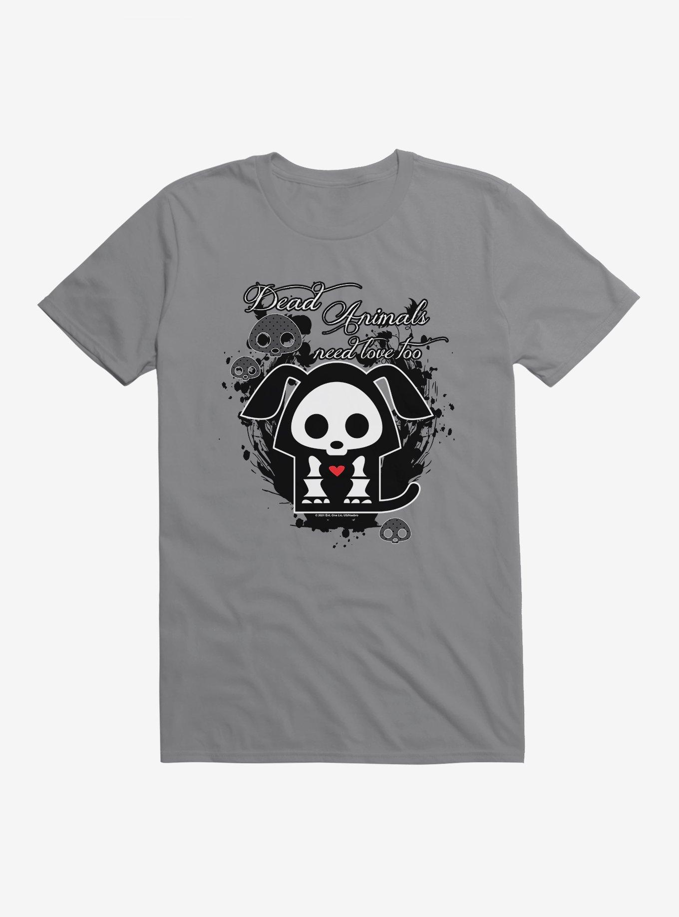 Skelanimals Need Love T-Shirt, STORM GREY, hi-res