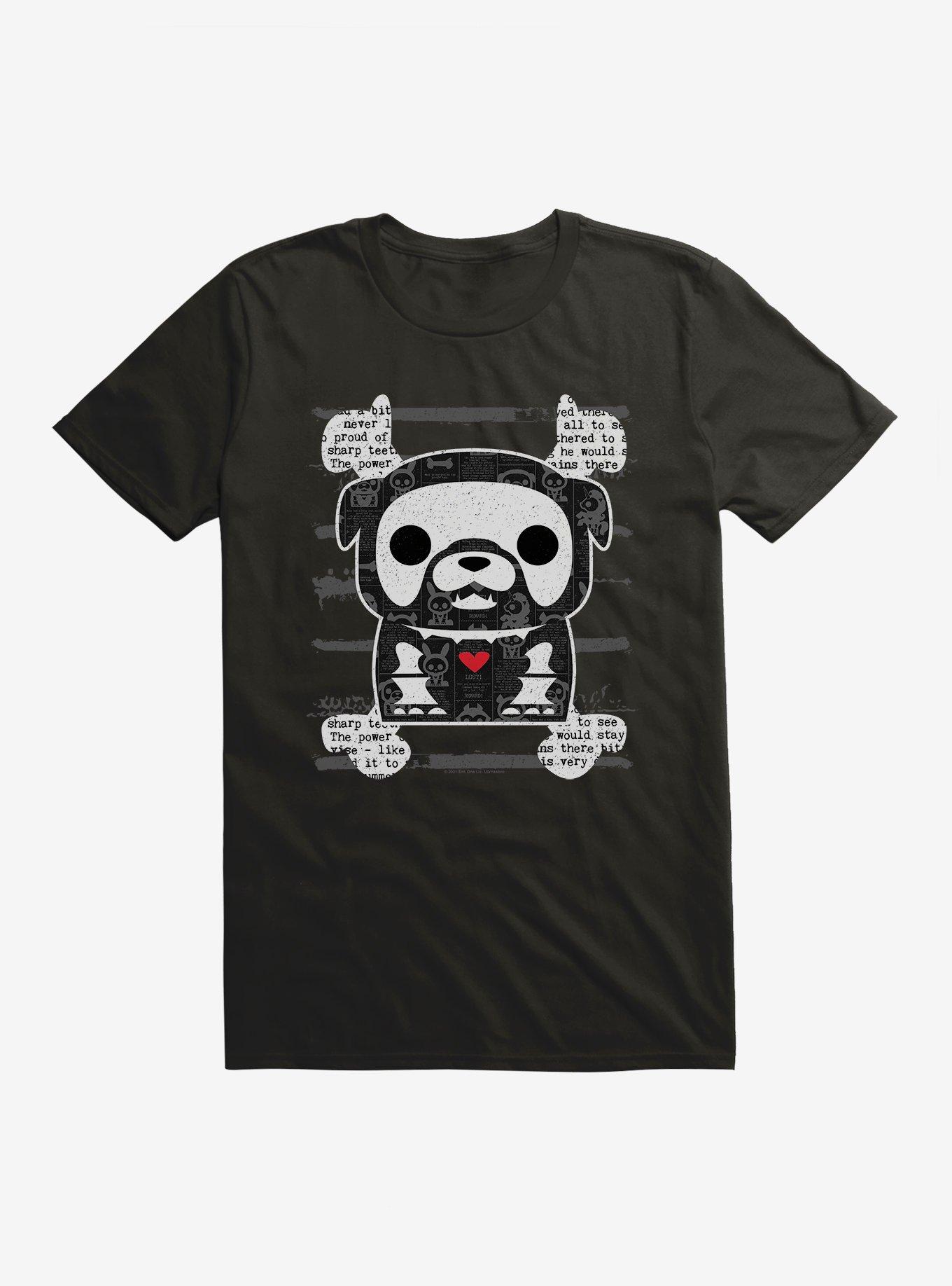 Skelanimals Dog Crossbones T-Shirt, BLACK, hi-res
