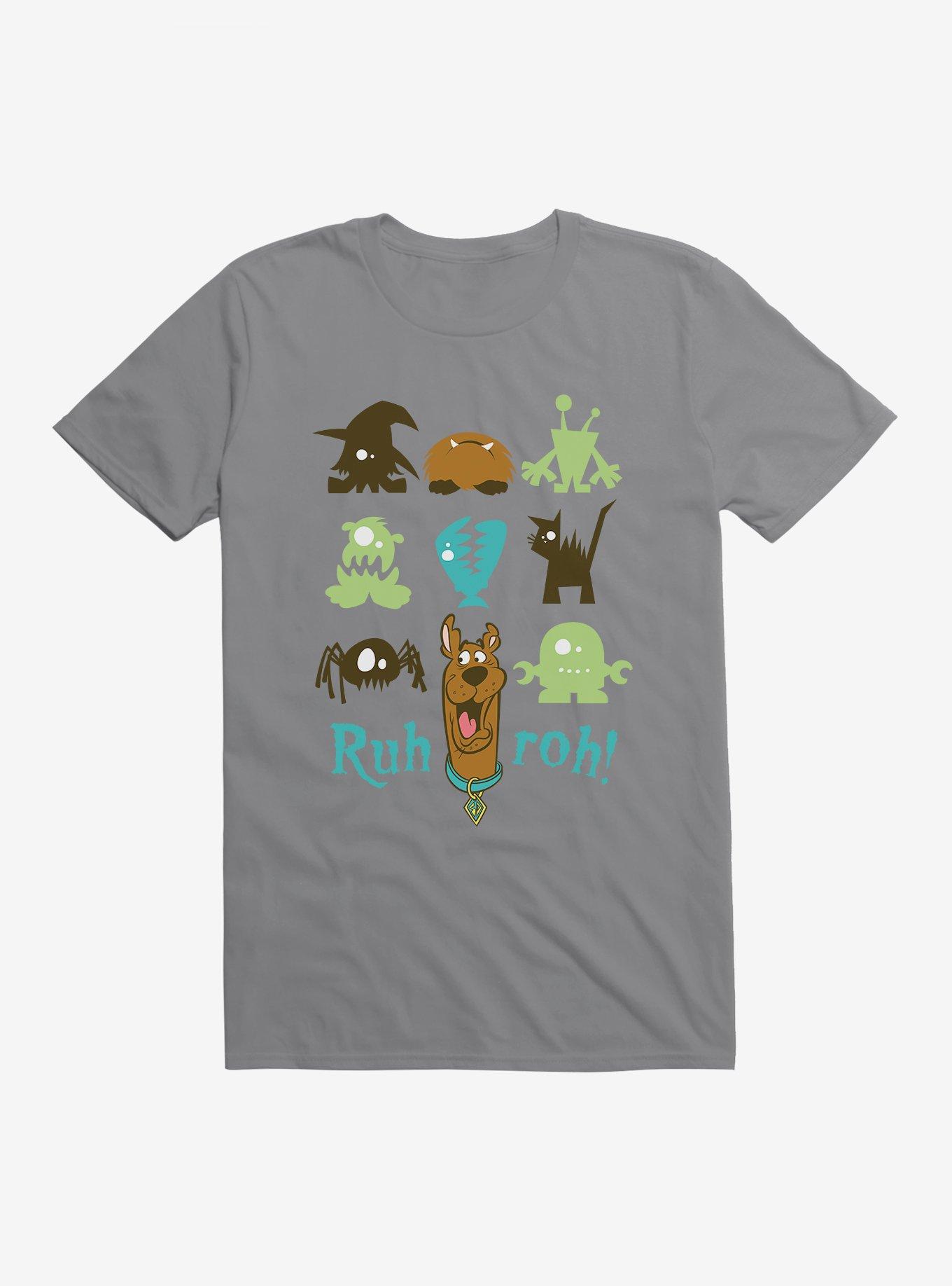 Scooby-Doo Ruh-Roh! Spooky Icons T-Shirt, STORM GREY, hi-res