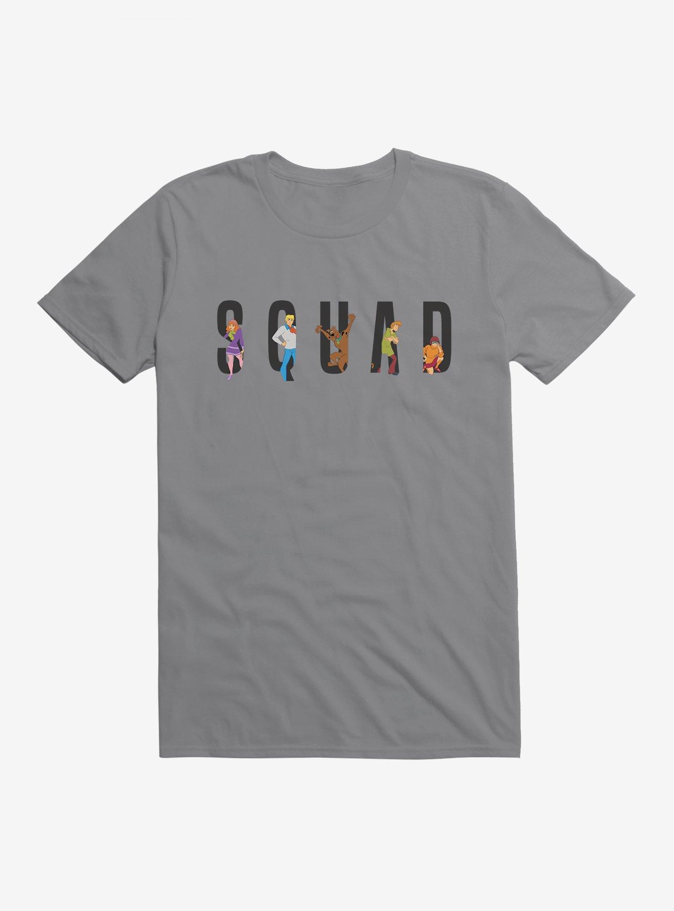 Scooby-Doo 50th Anniversary Squad Goals: Fred, Daphne, Velma, Shaggy and Scooby T-Shirt, STORM GREY, hi-res