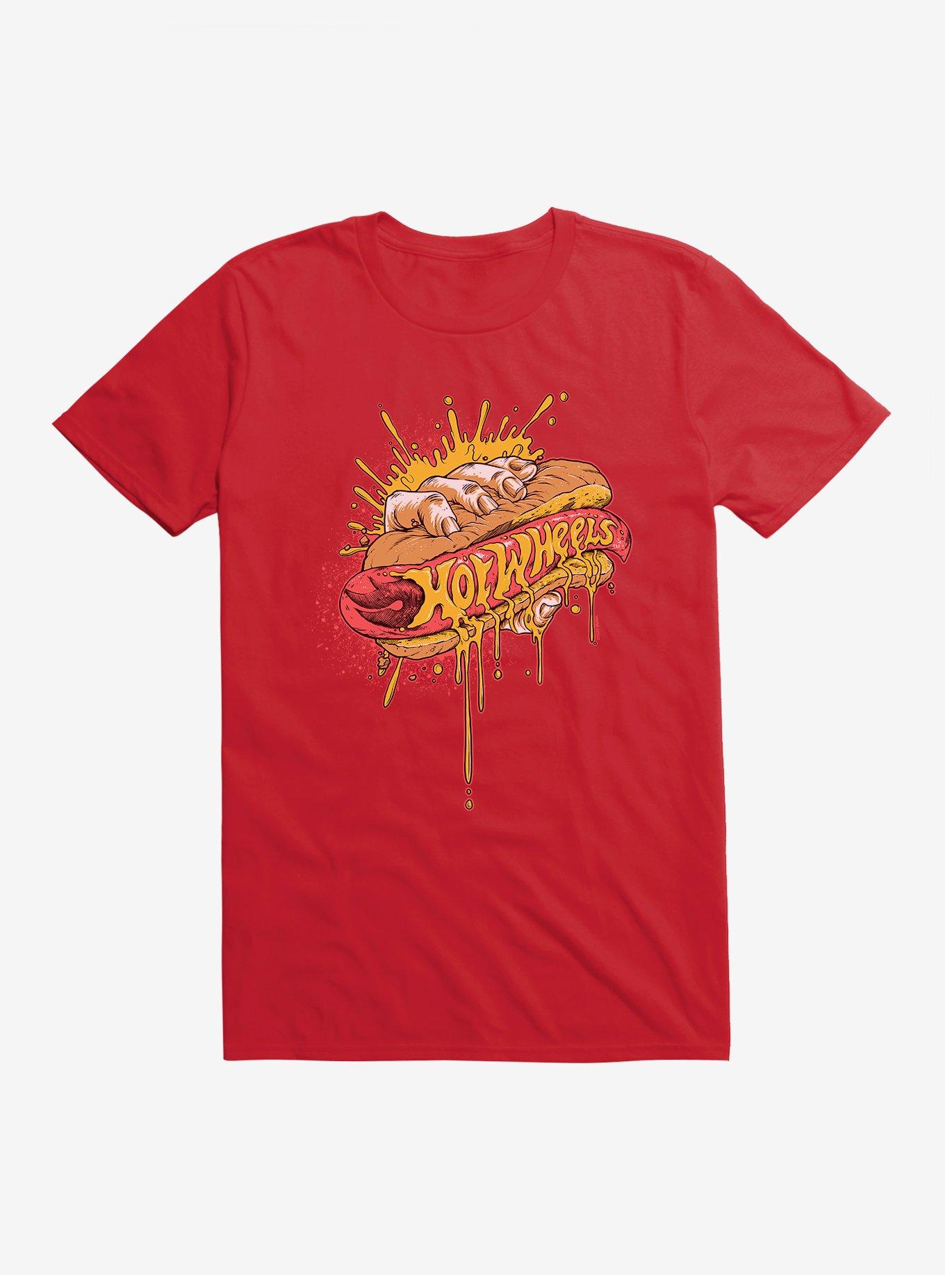 Hot Wheels Hot Dog Icon T-Shirt, RED, hi-res