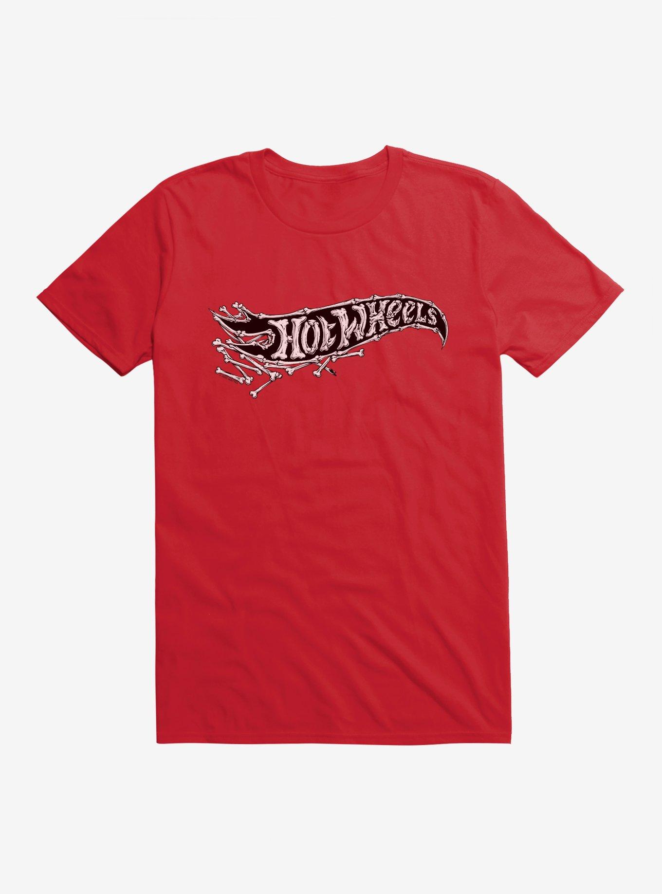 Hot Wheels Halloween Bones Logo T-Shirt, , hi-res