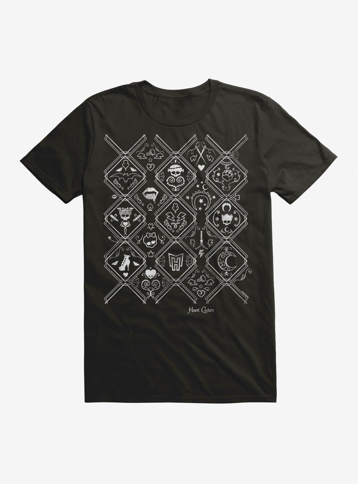Monster High Geometric Haunt Couture Icon T-Shirt, BLACK, hi-res