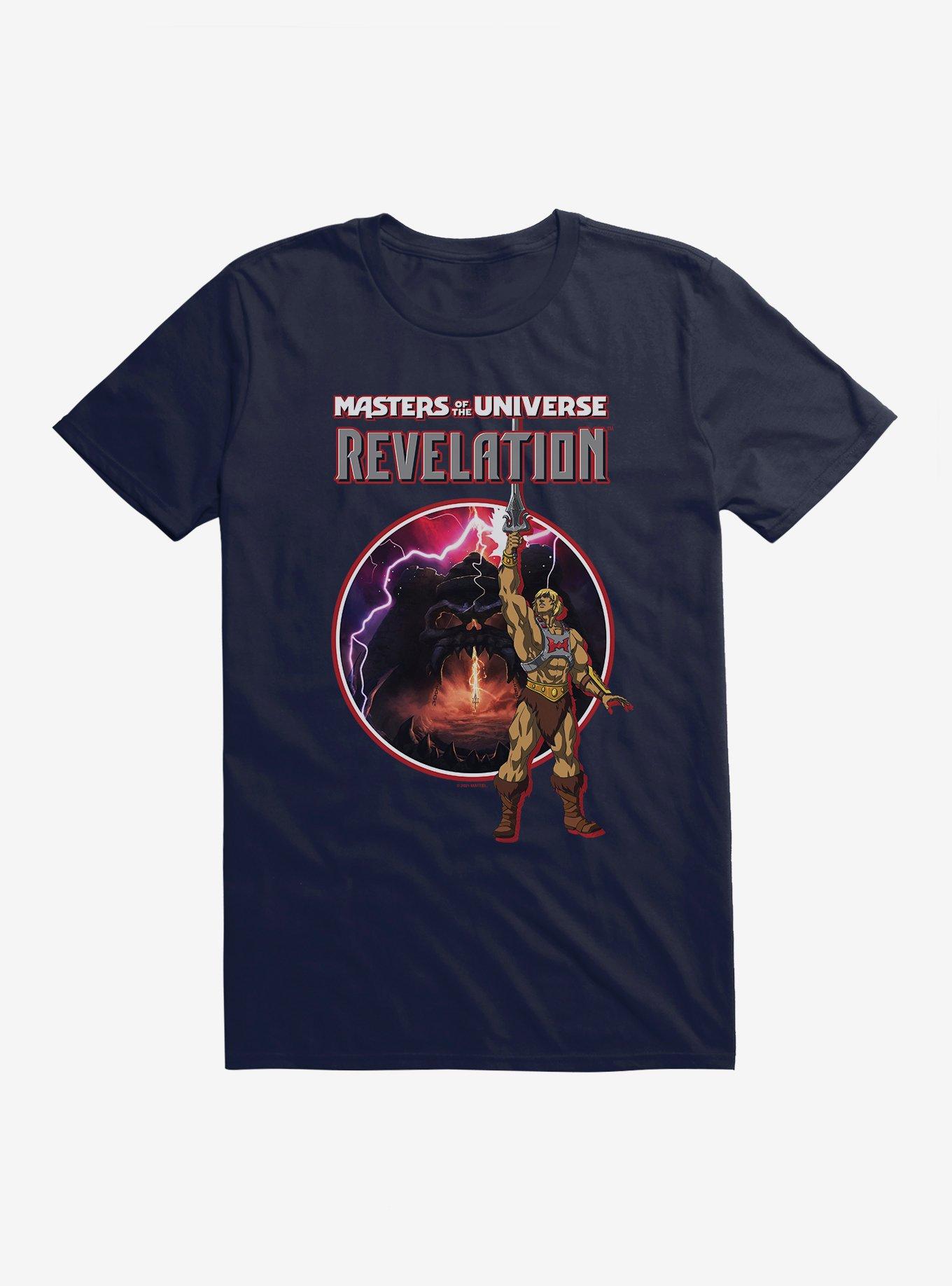 Masters of the Universe: Revelation He-Man Revelation T-Shirt, NAVY, hi-res