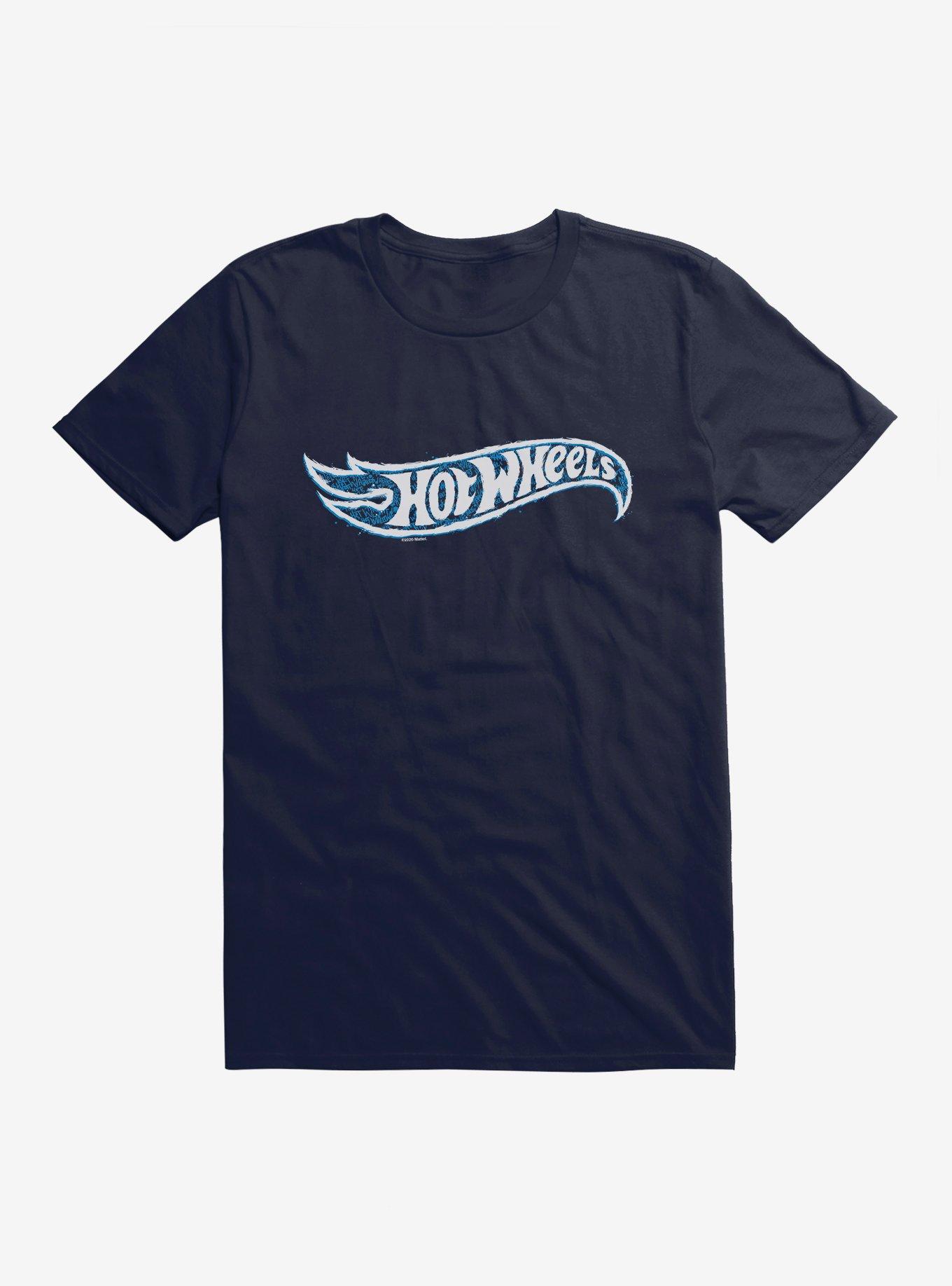 Hot Wheels Faded Blue Logo T-Shirt, , hi-res