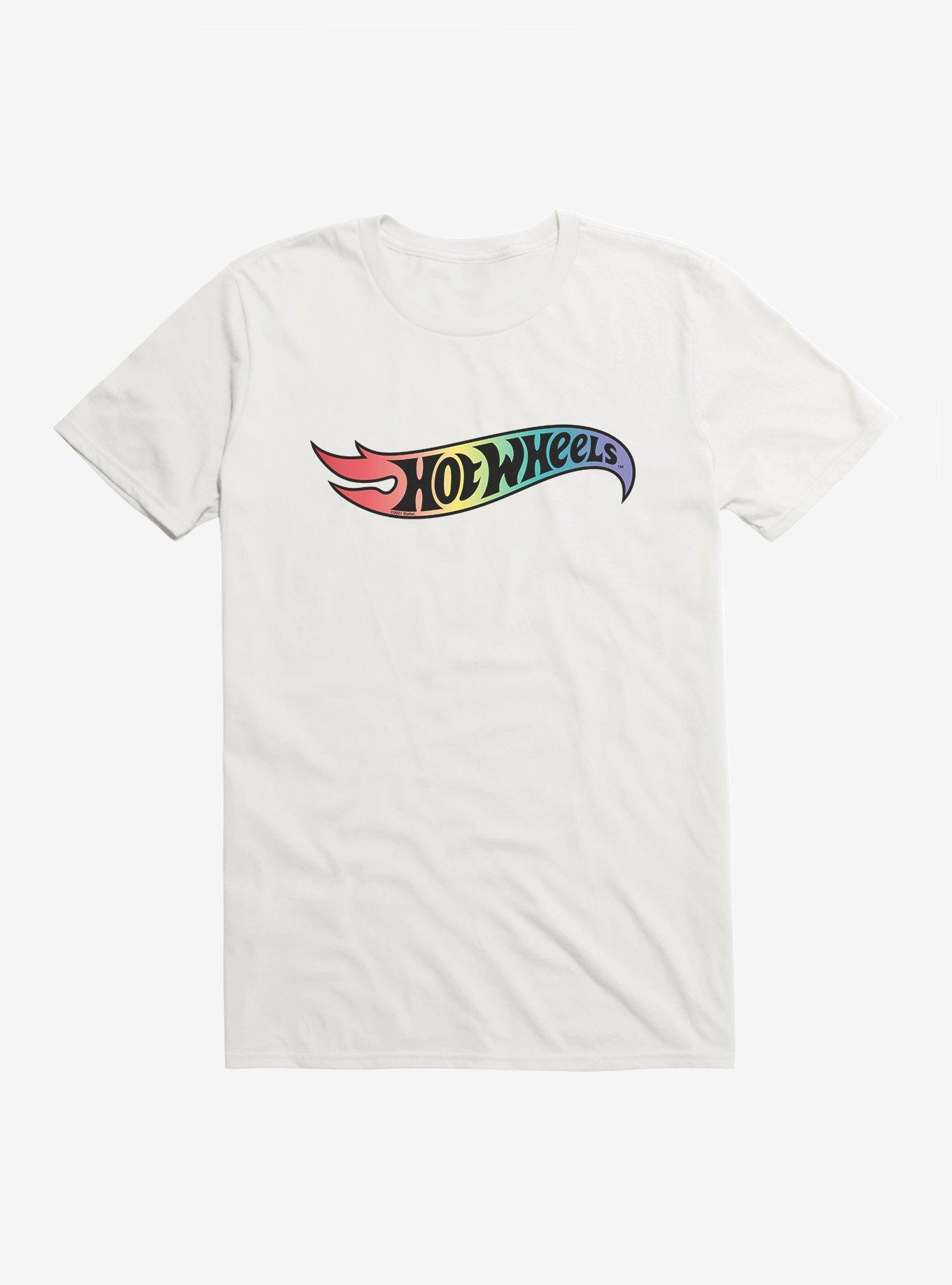Hot Wheels Pride Rainbow Flag Logo T-Shirt, , hi-res