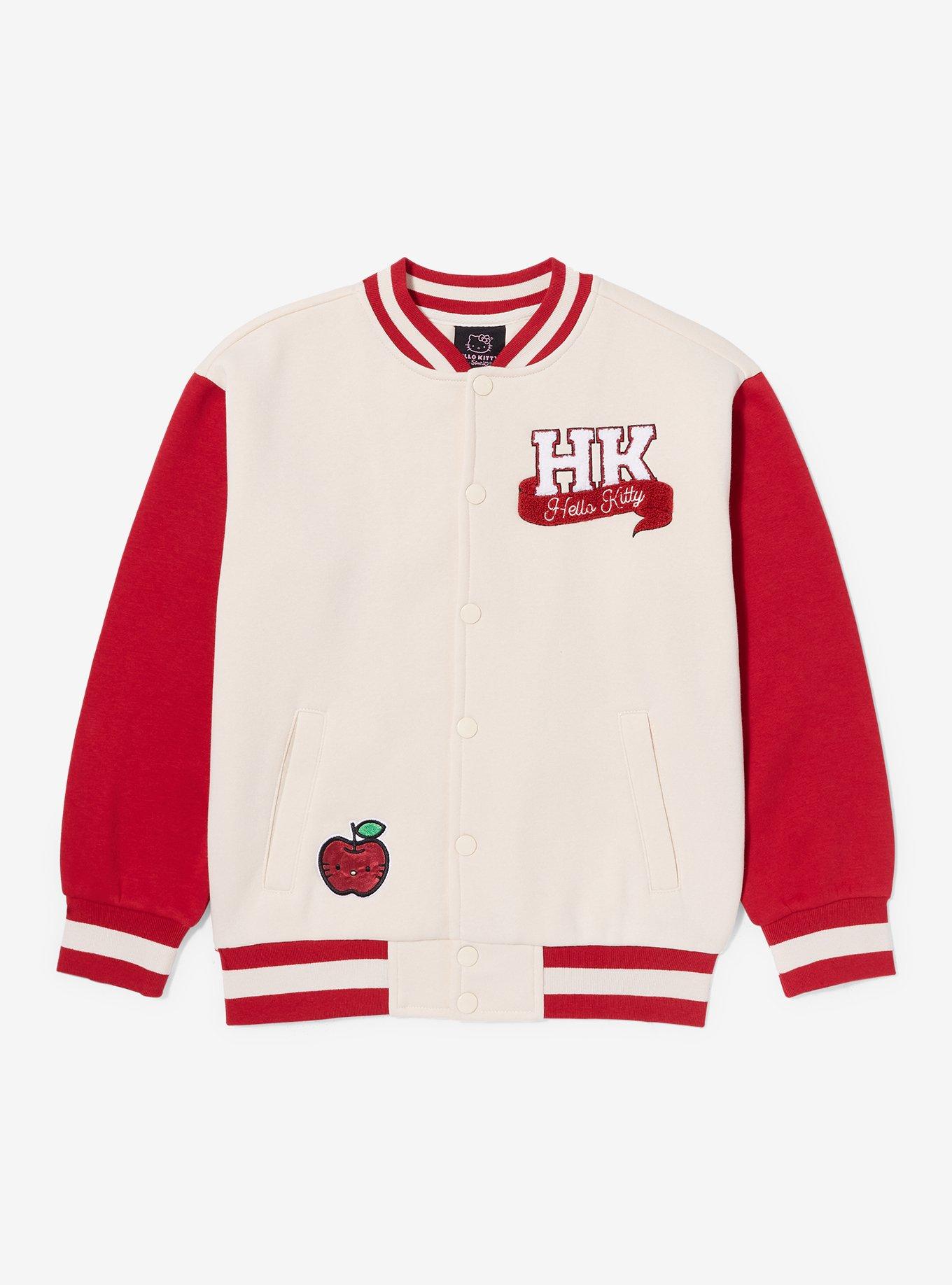 Sanrio Hello Kitty Apple Red Youth Bomber Jacket, , hi-res