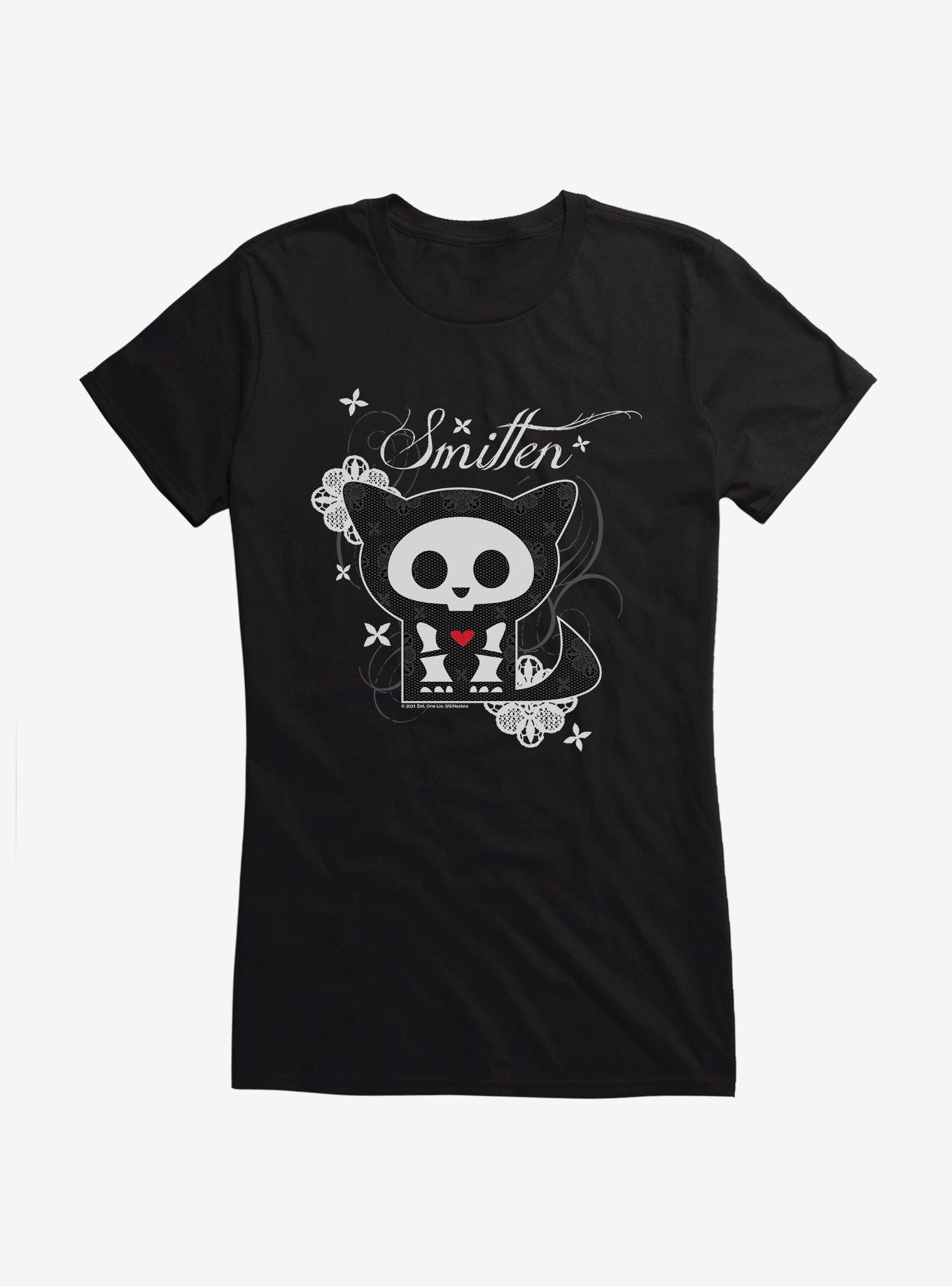 Skelanimals Kit Smitten Girls T-Shirt, BLACK, hi-res