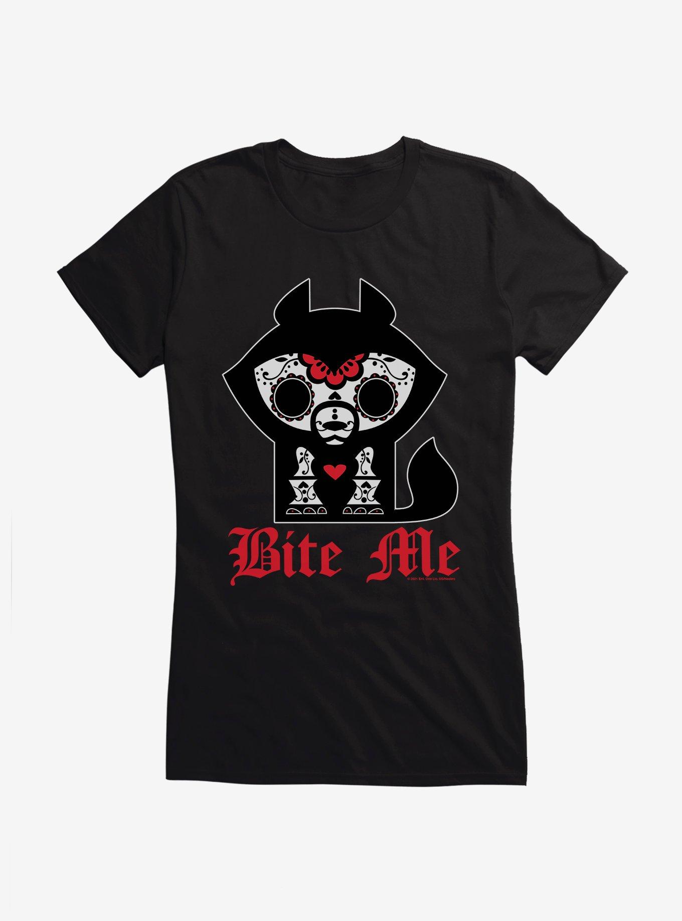 Skelanimals Bite Me Kit Girls T-Shirt, BLACK, hi-res