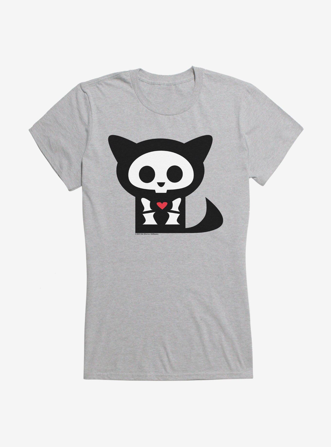 Skelanimals Kit The Cat Girls T-Shirt, SPORT GRAY, hi-res