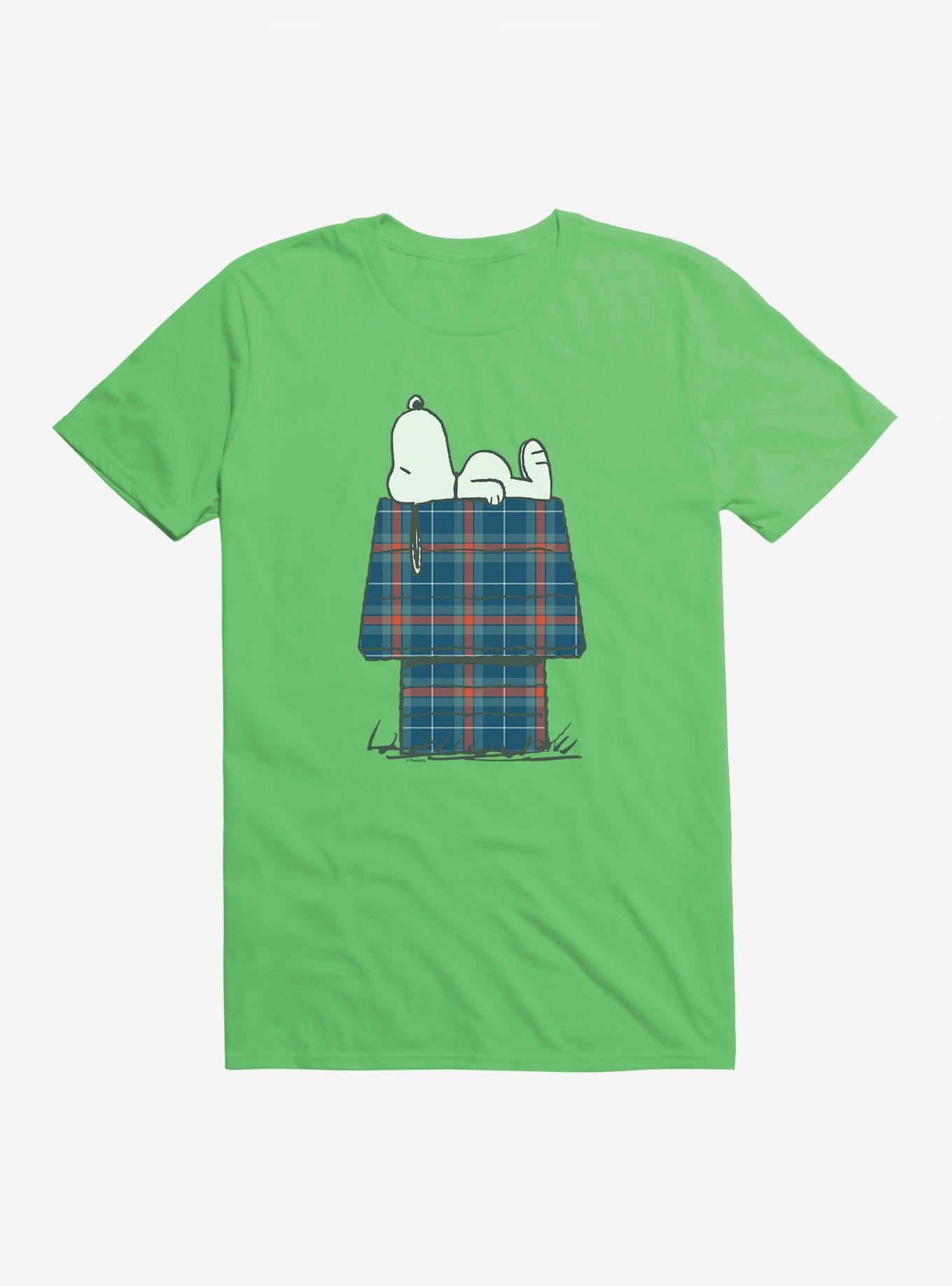 Peanuts Snoopy Plaid House T-Shirt