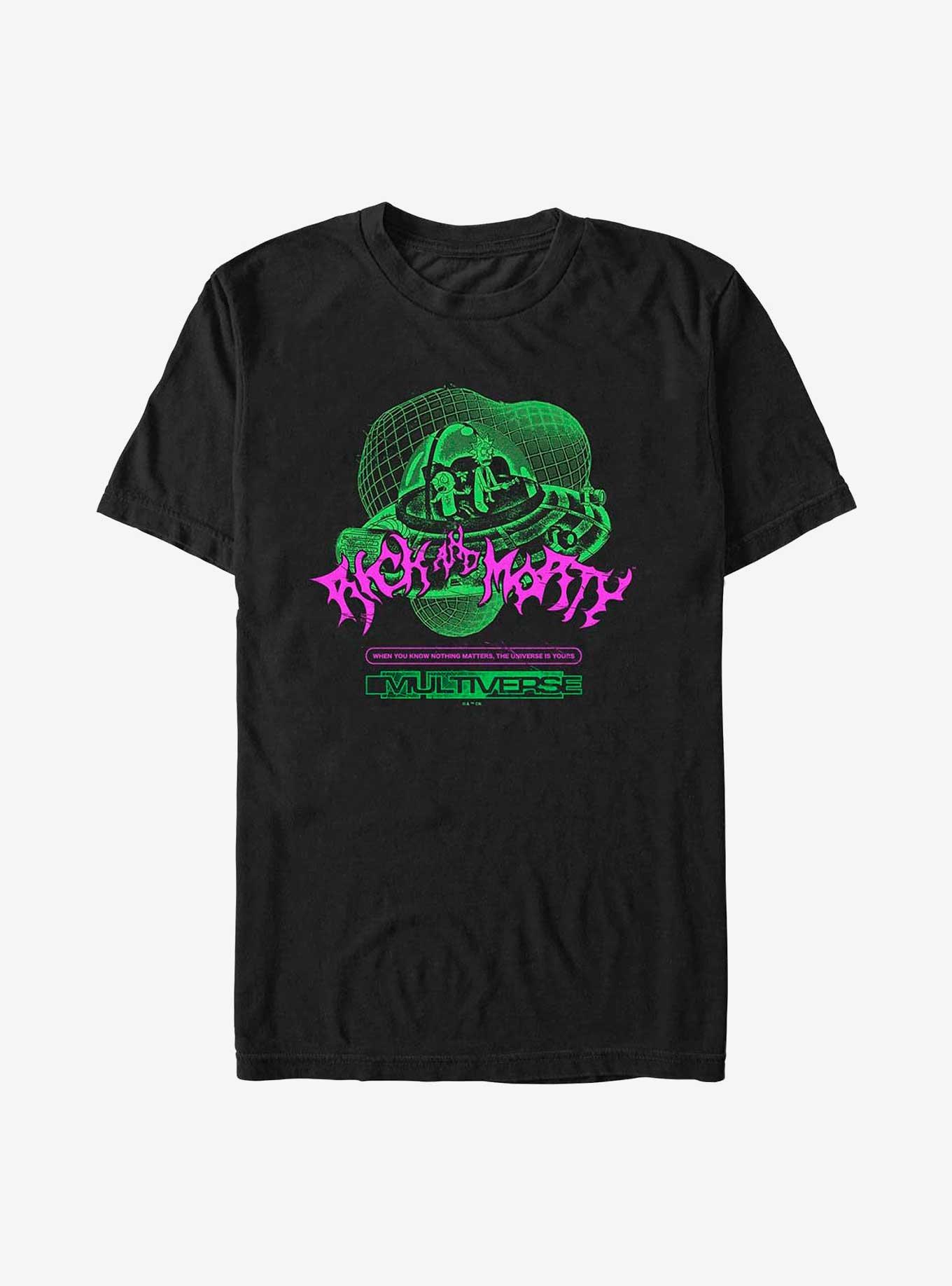 Rick and Morty Metal Multiverse Big & Tall T-Shirt, , hi-res