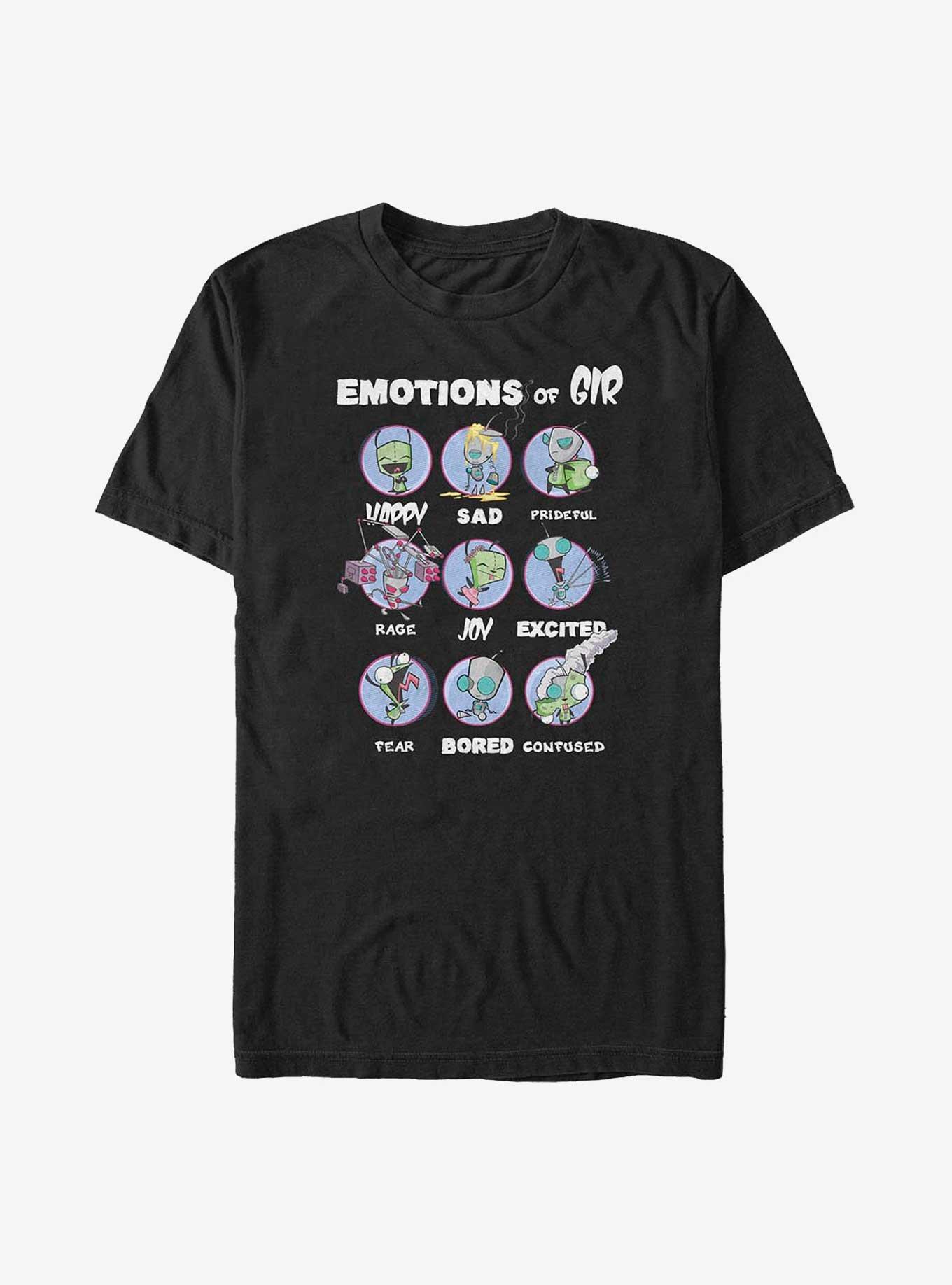 Invader ZIM Emotions Of Gir Big & Tall T-Shirt, , hi-res