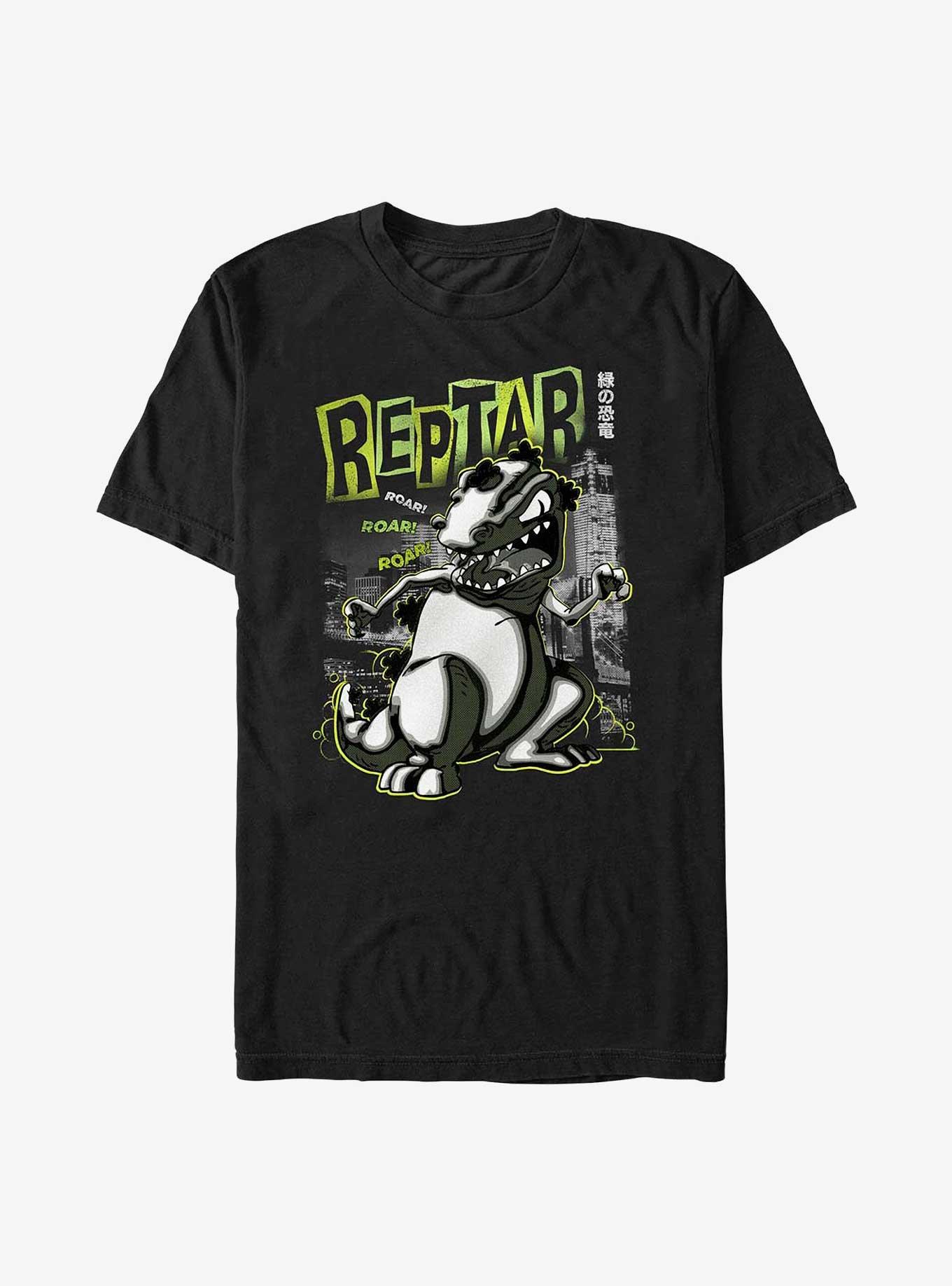 Rugrats Reptar Noir Big & Tall T-Shirt, BLACK, hi-res