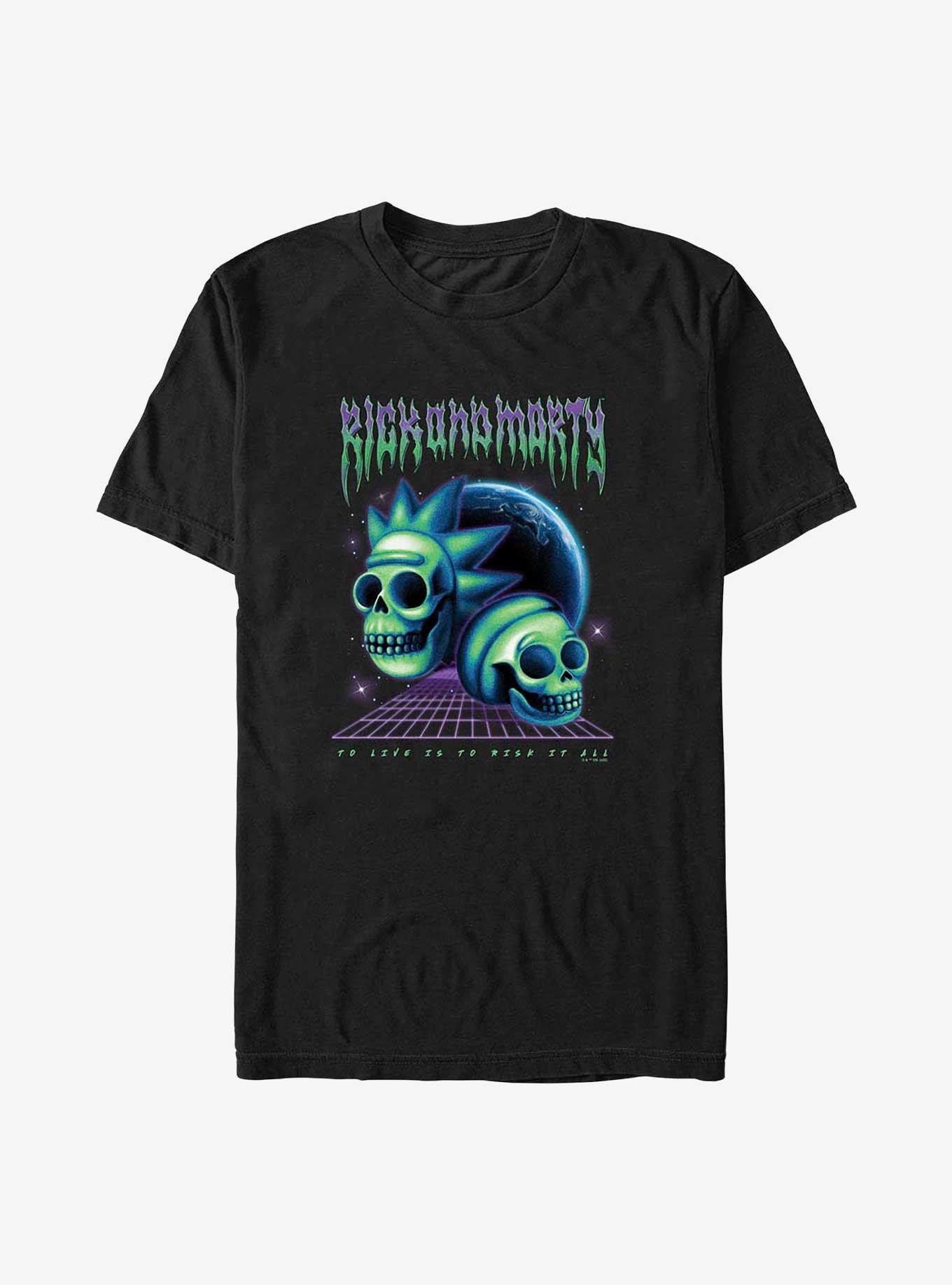 Rick and Morty Risk It All Big & Tall T-Shirt, BLACK, hi-res