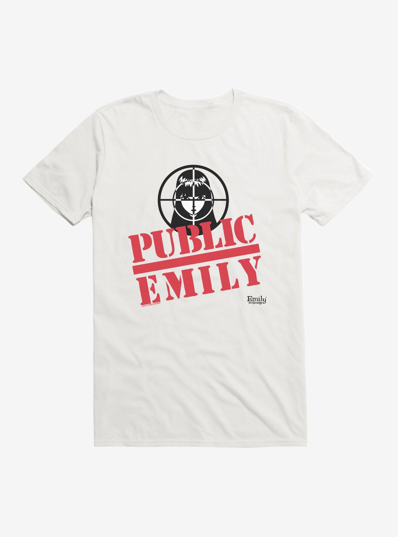 Emily The Strange Public Emily T-Shirt, , hi-res