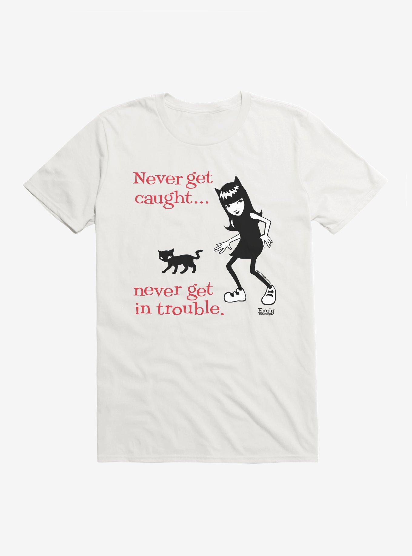 Emily The Strange Never Get Caught T-Shirt, , hi-res