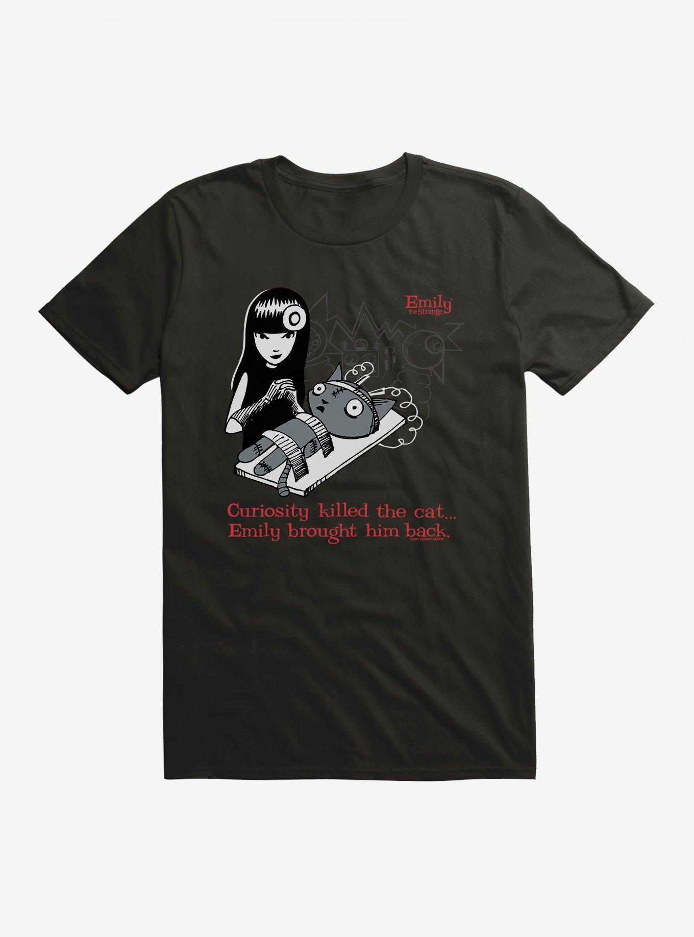 Emily The Strange Curiosity Killed Cat T-Shirt