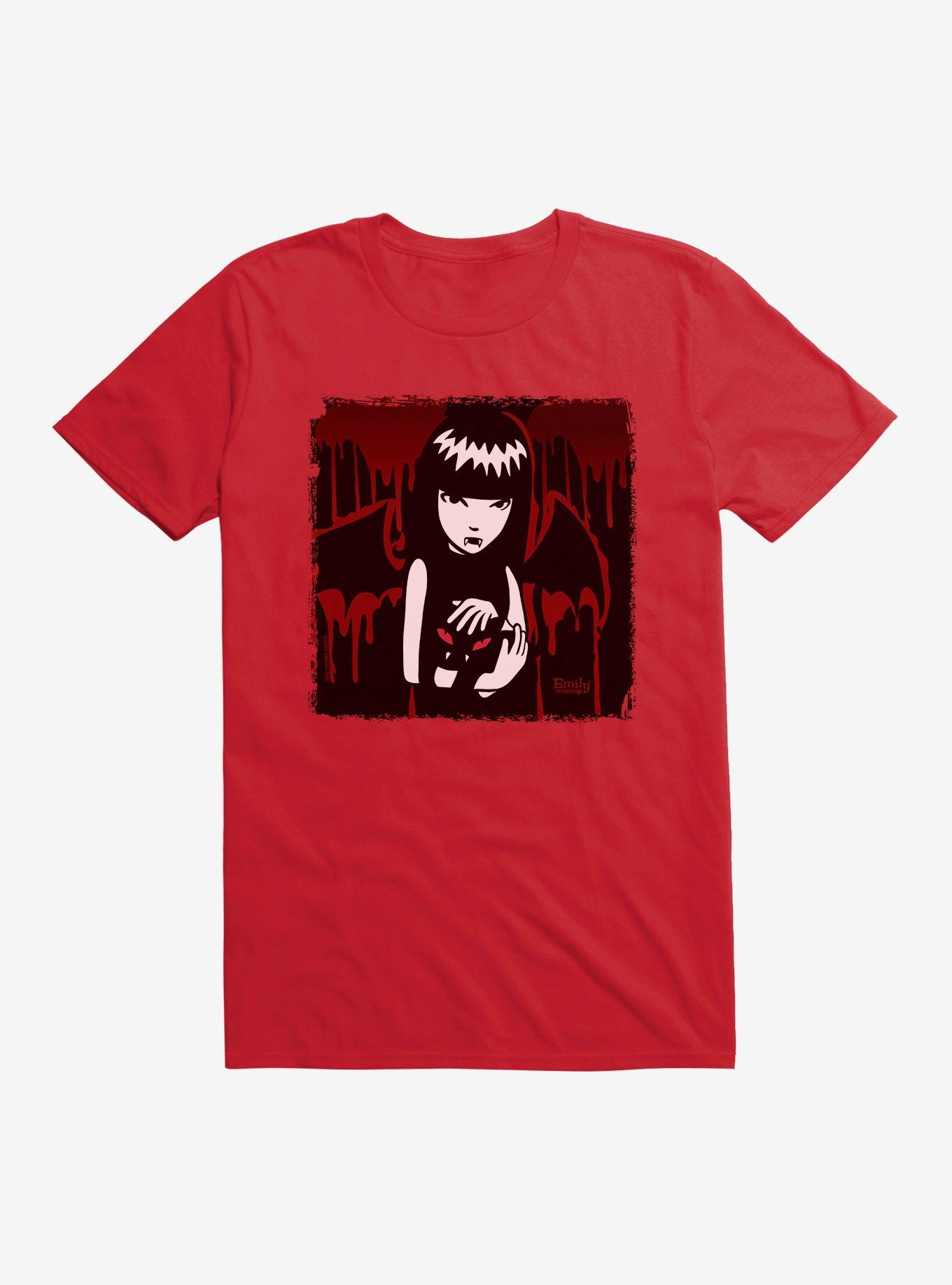 Emily The Strange Vampire T-Shirt, , hi-res