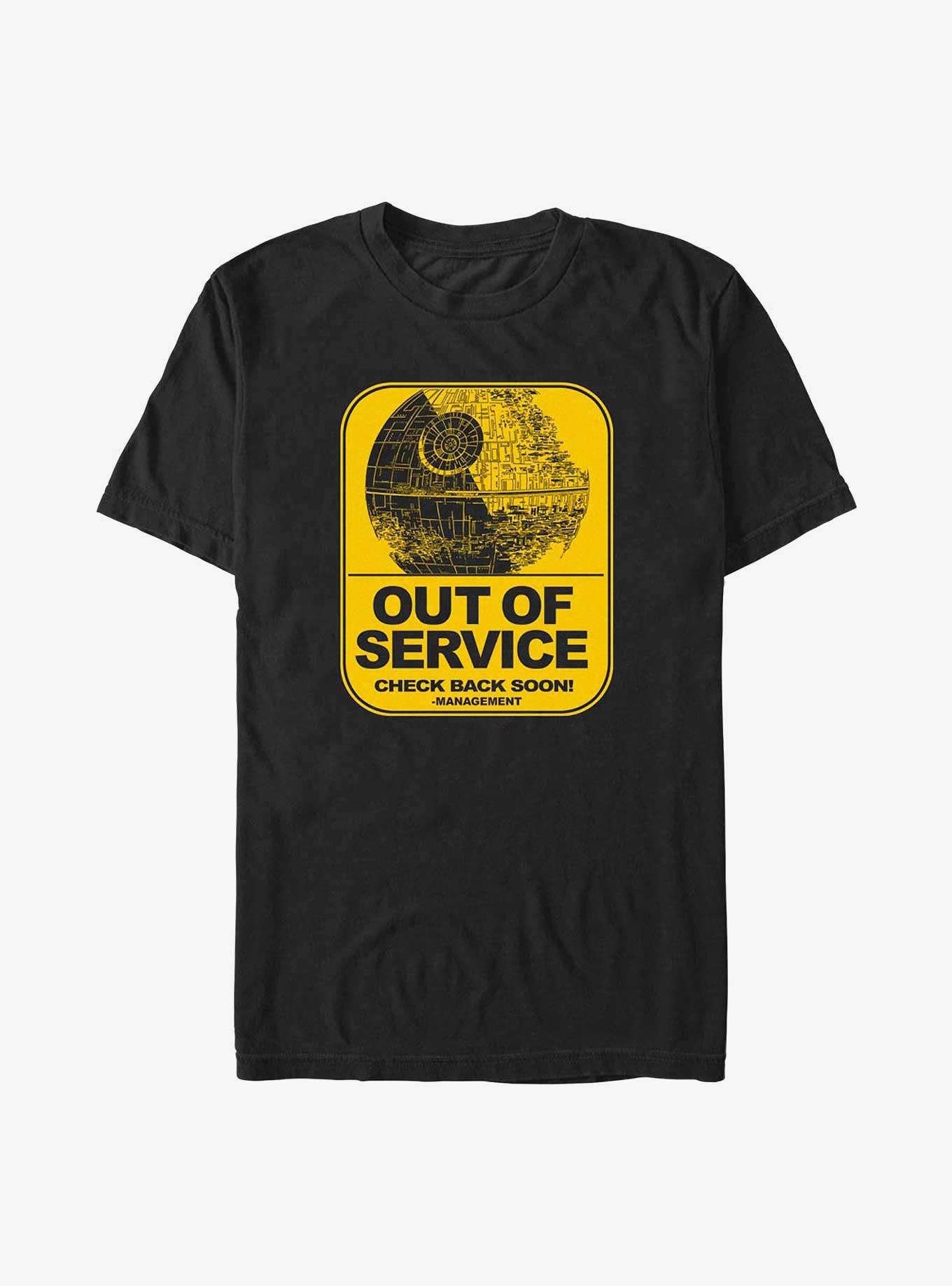 Star Wars Out Of Service Big & Tall T-Shirt, BLACK, hi-res