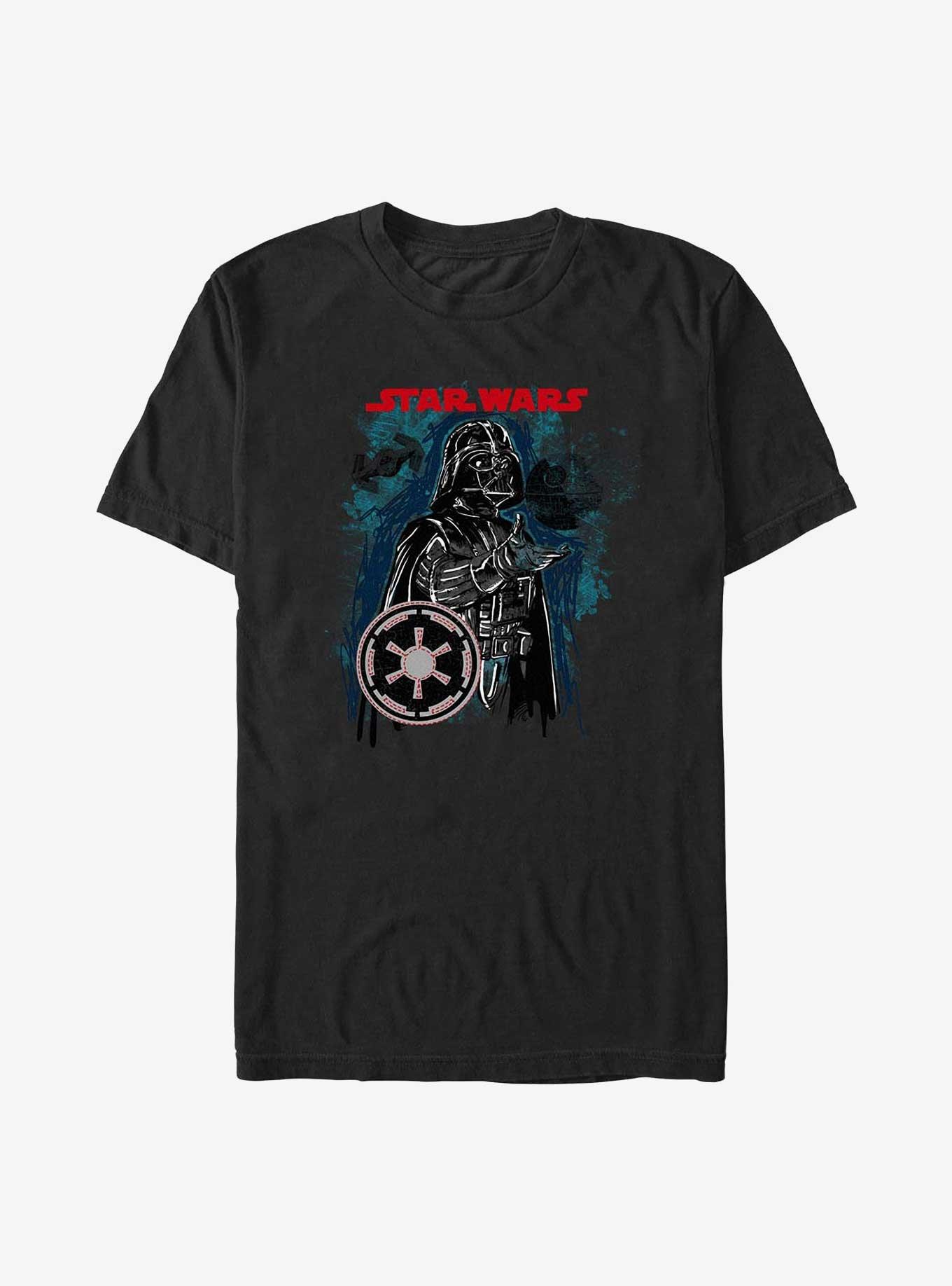 Star Wars Vader Grunge Big & Tall T-Shirt, BLACK, hi-res