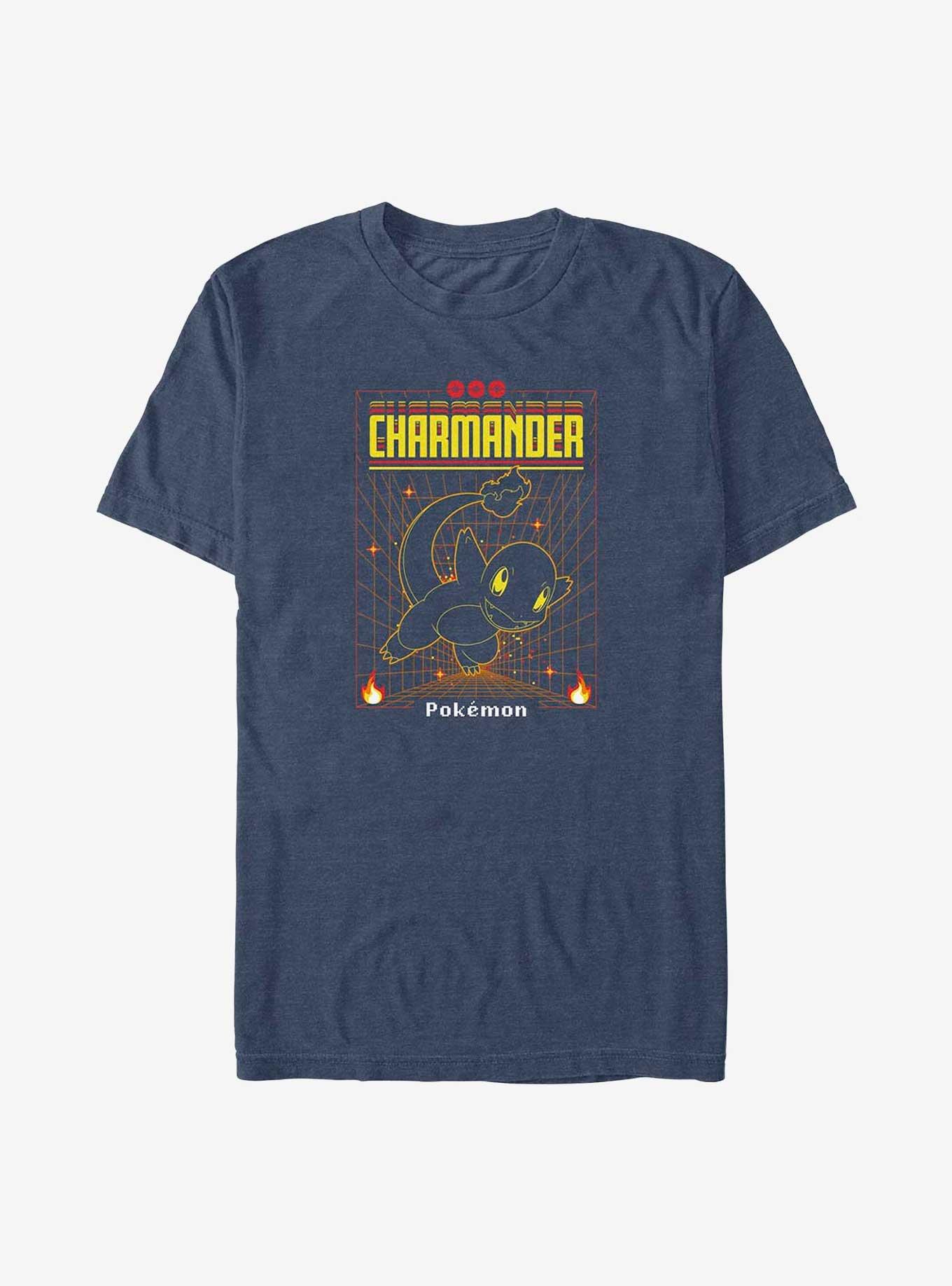 Pokemon Charmander Grid Big & Tall T-Shirt, , hi-res