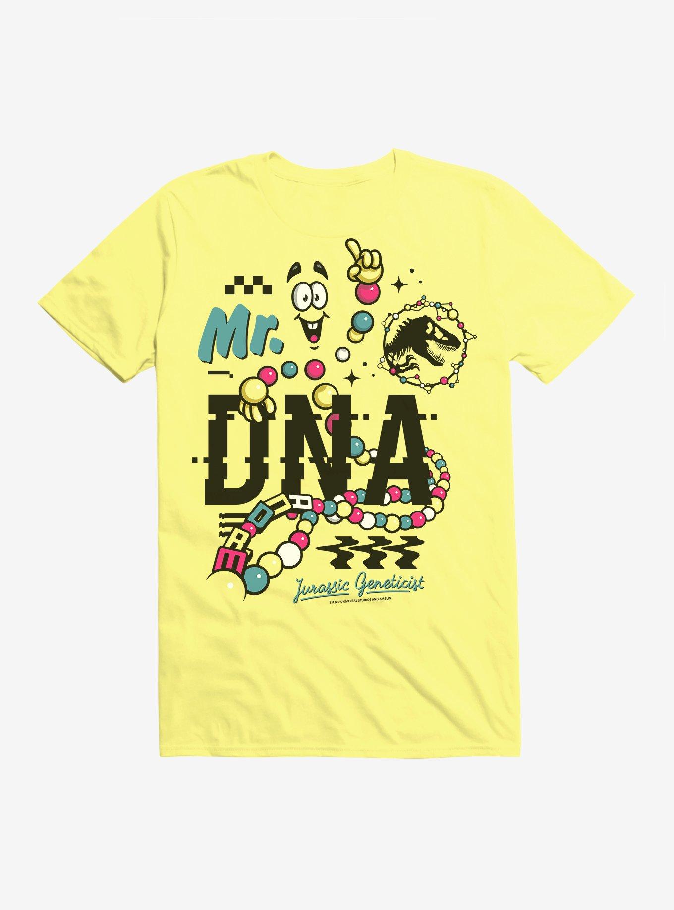 Jurassic World Mr. DNA Jurassic Geneticist T-Shirt, CORN SILK, hi-res
