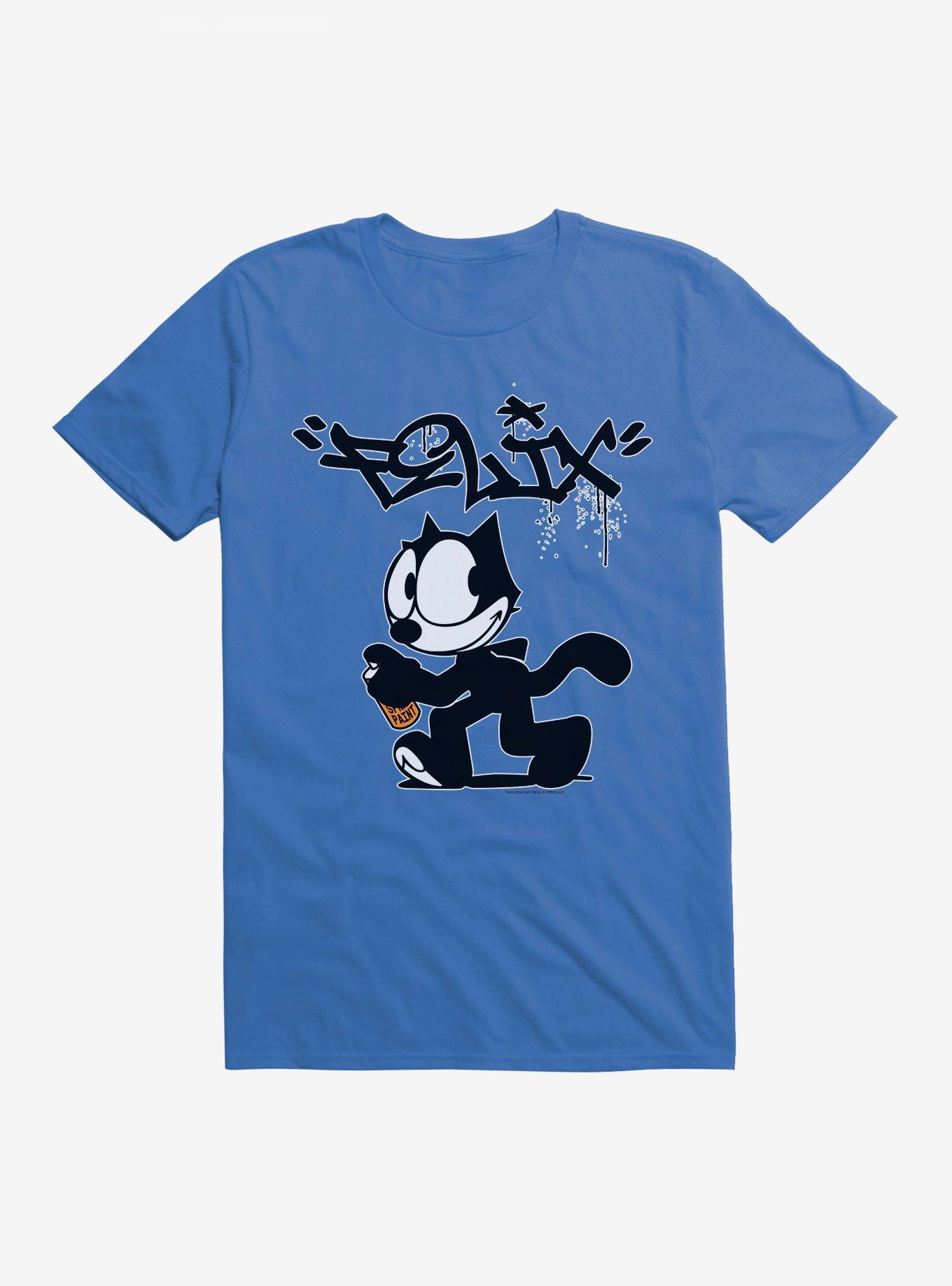 Felix The Cat Spray Painting T-Shirt