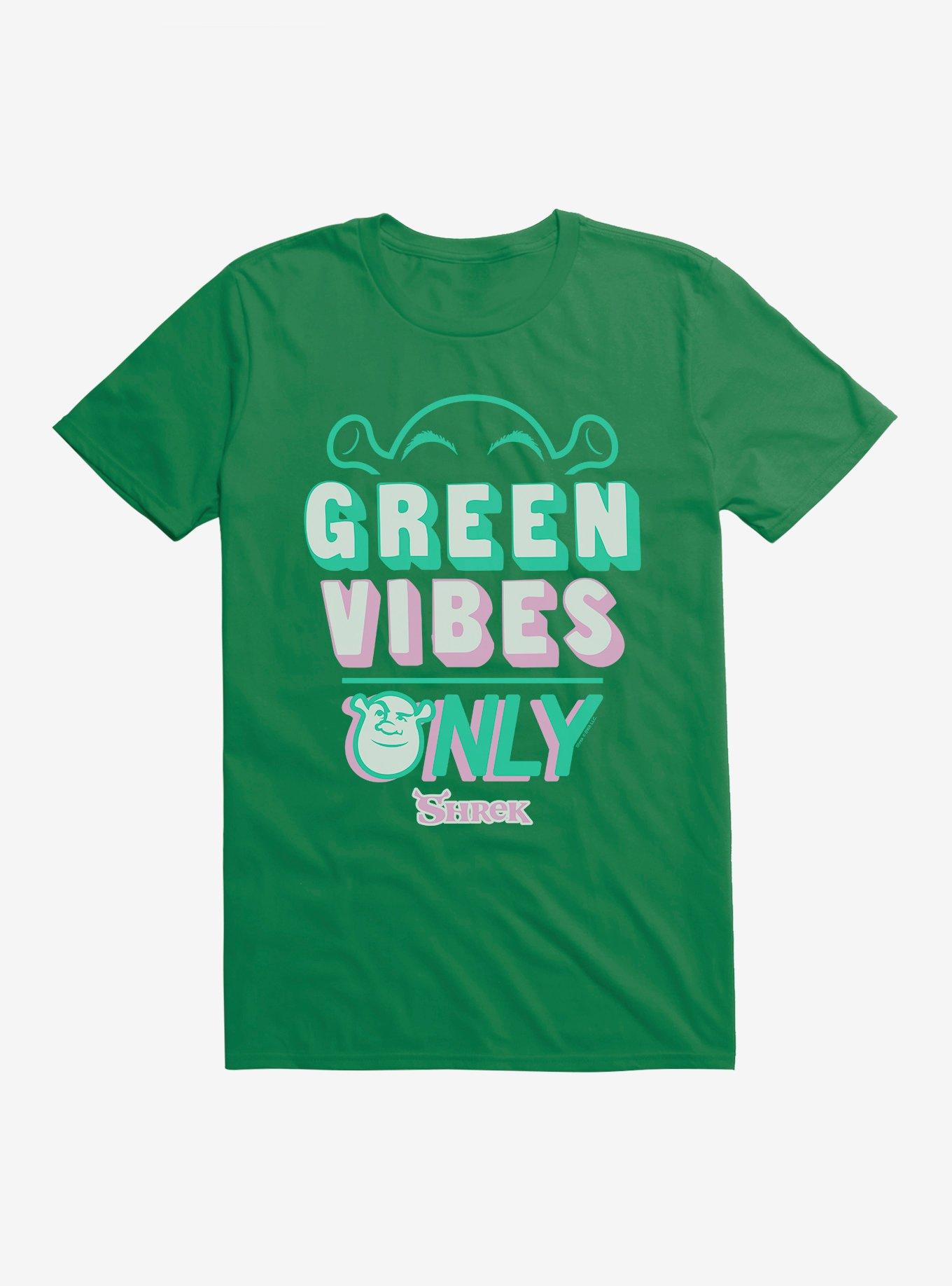 Shrek Green Vibes Only T-Shirt, IRISH GREEN, hi-res