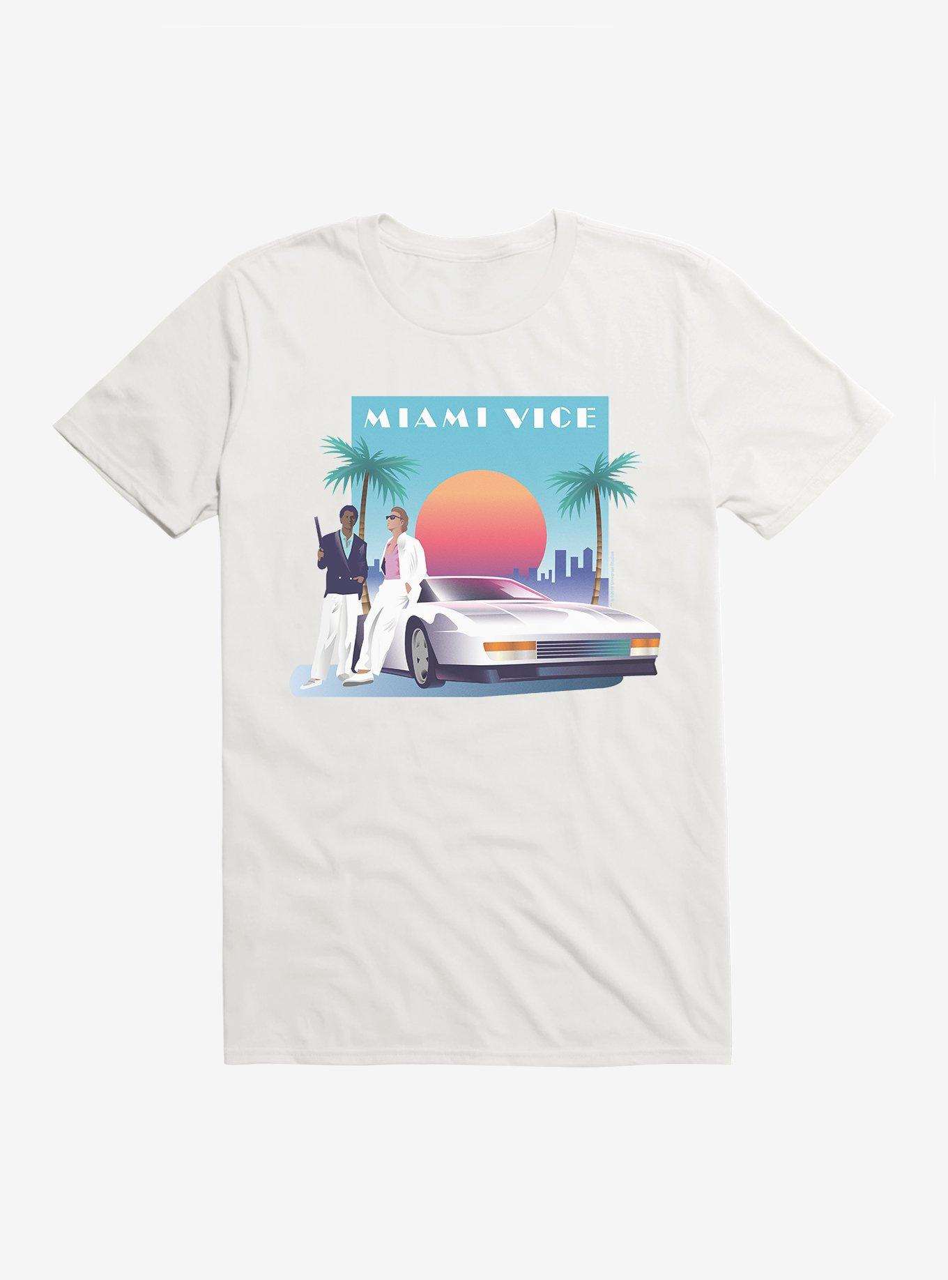 Miami Vice Sweet Ride T-Shirt, WHITE, hi-res